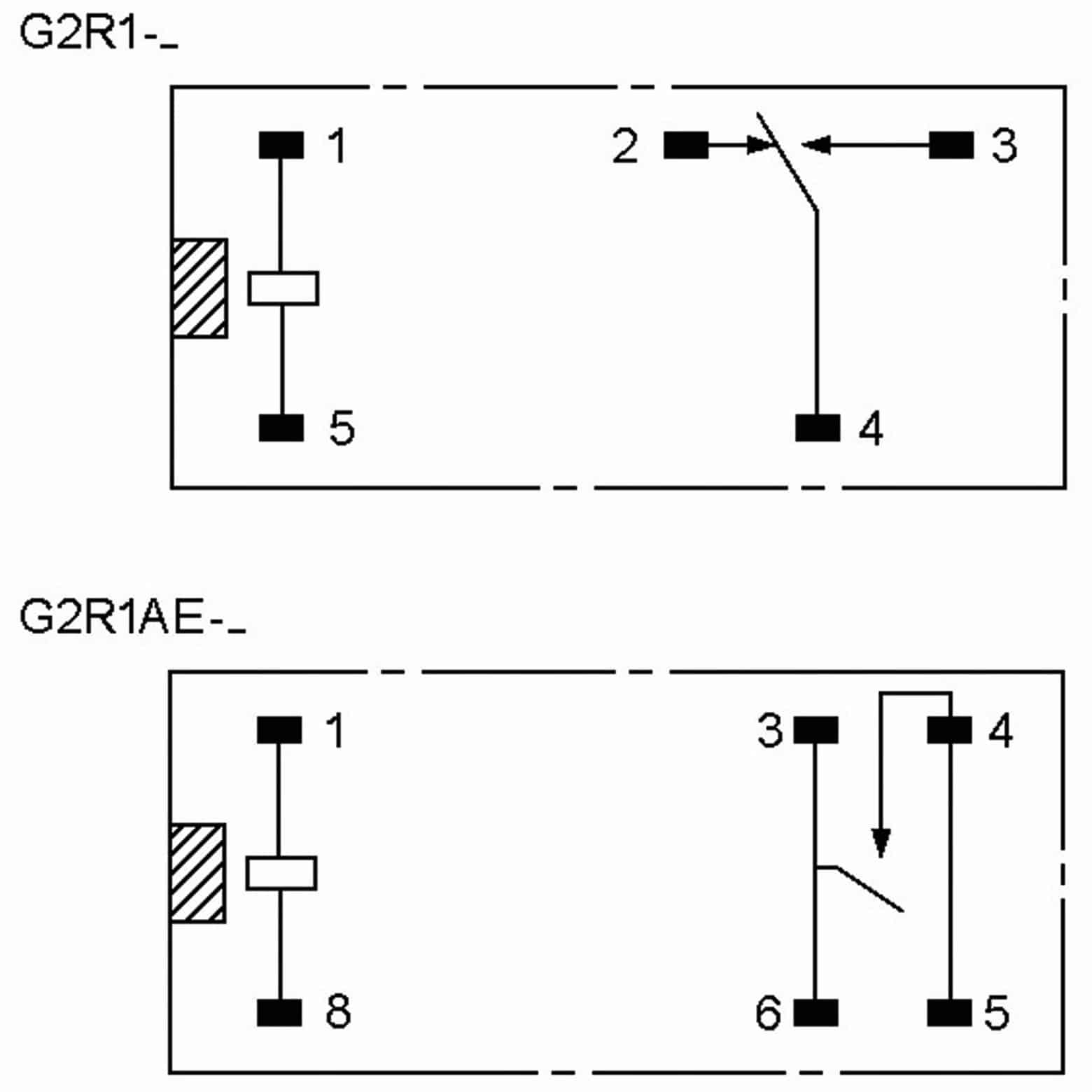 OMRON Relais G2R2E-24, print, 2xUM, 24 V-, 5 A