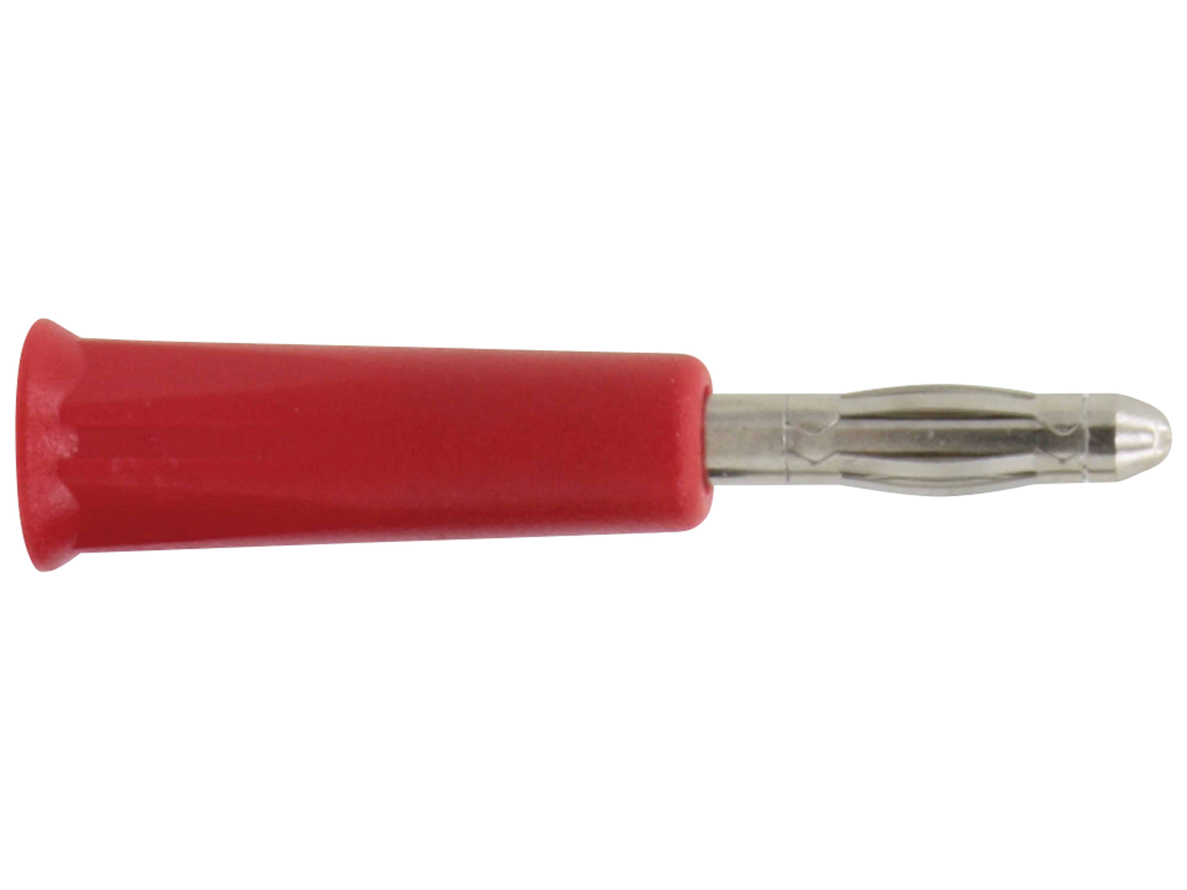 DONAU ELEKTRONIK Bananenstecker, 4mm, rot, 1010