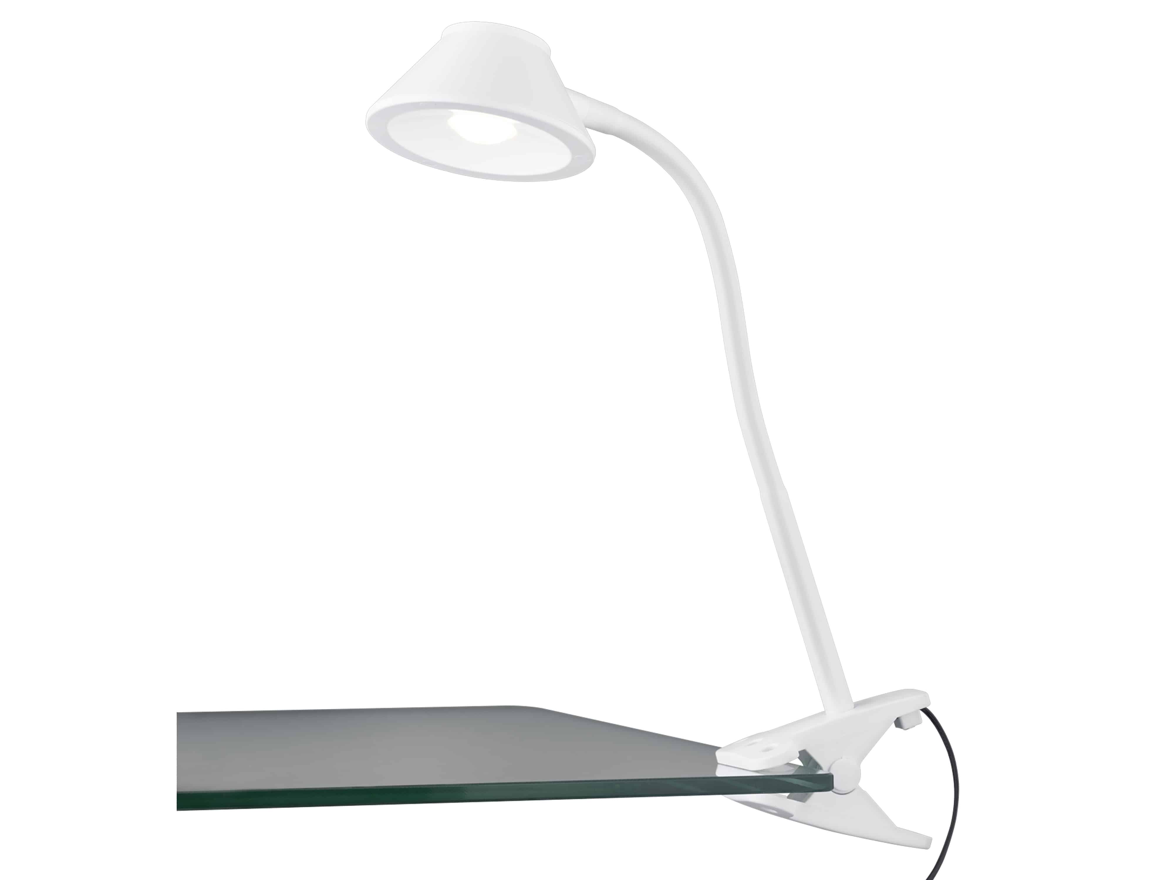 REALITY LED-Klemmleuchte Berry R22191201 weiß, 3,5 W, 400 lm, 3000 K 