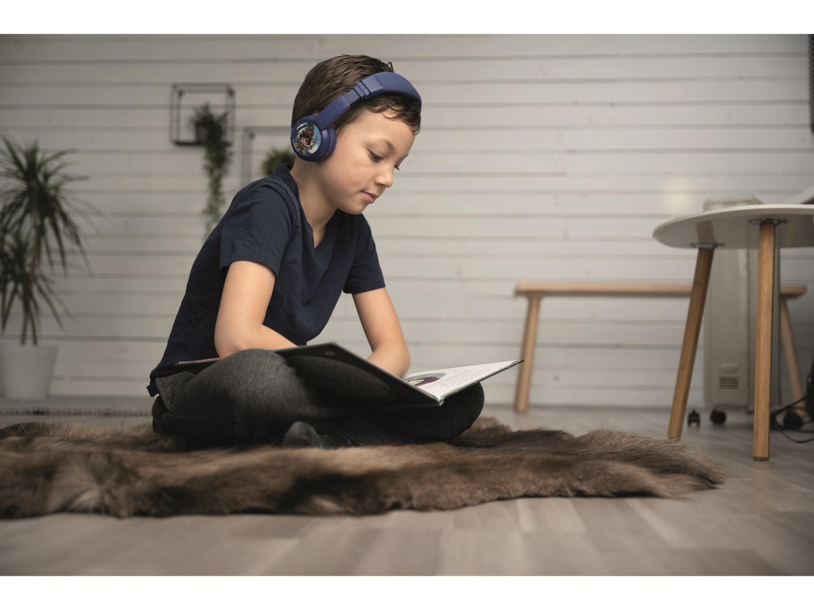 ONANOFF Bluetooth On-Ear Kopfhörer BuddyPhones Play+, für Kinder, blau