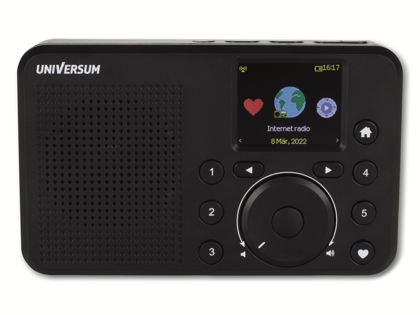 UNIVERSUM Internetradio IR 200-21, WiFi, Akkubetrieb, schwarz