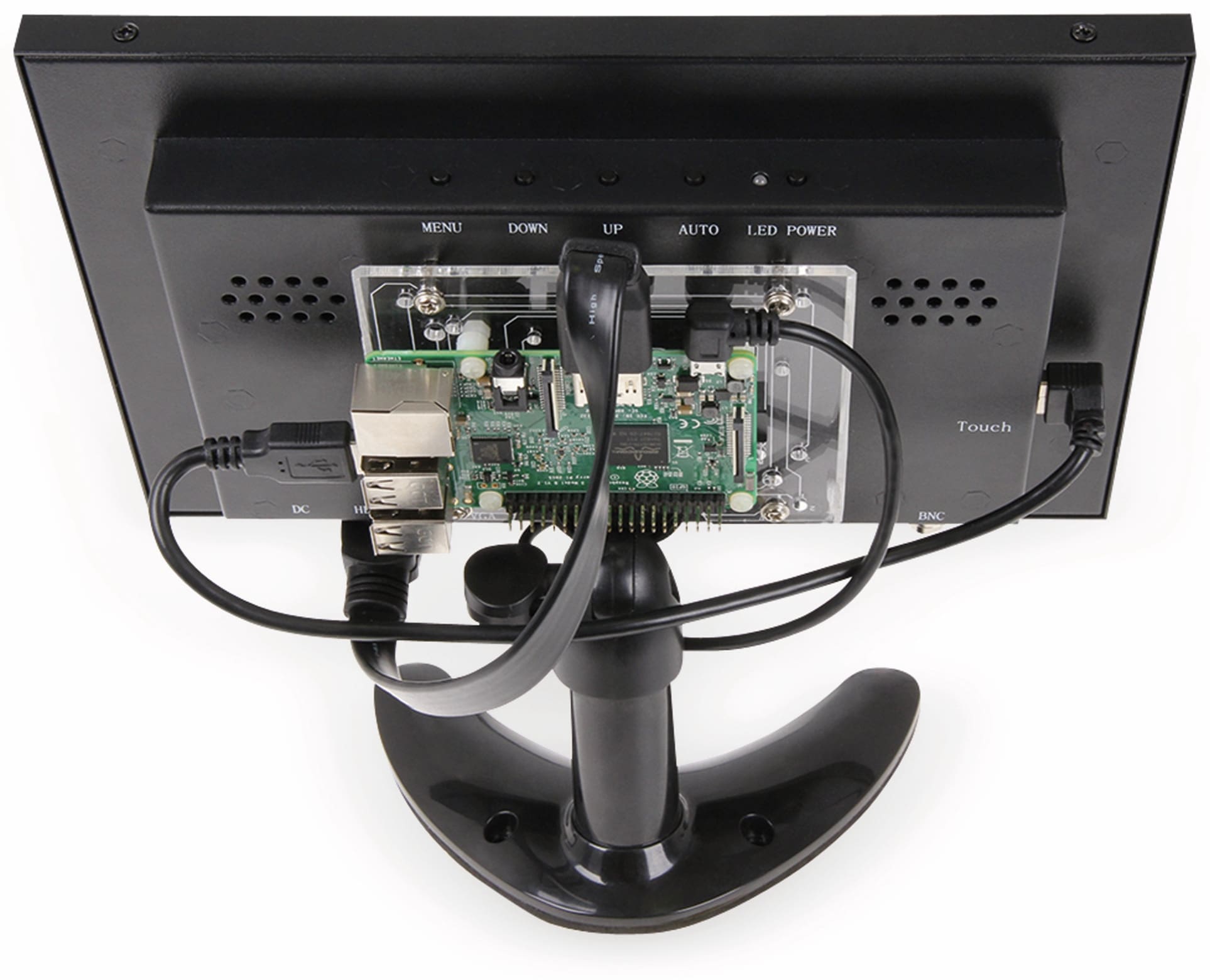 JOY-IT 25,4 cm (10") Touch Display im Metallgehäuse für Raspberry Pi
