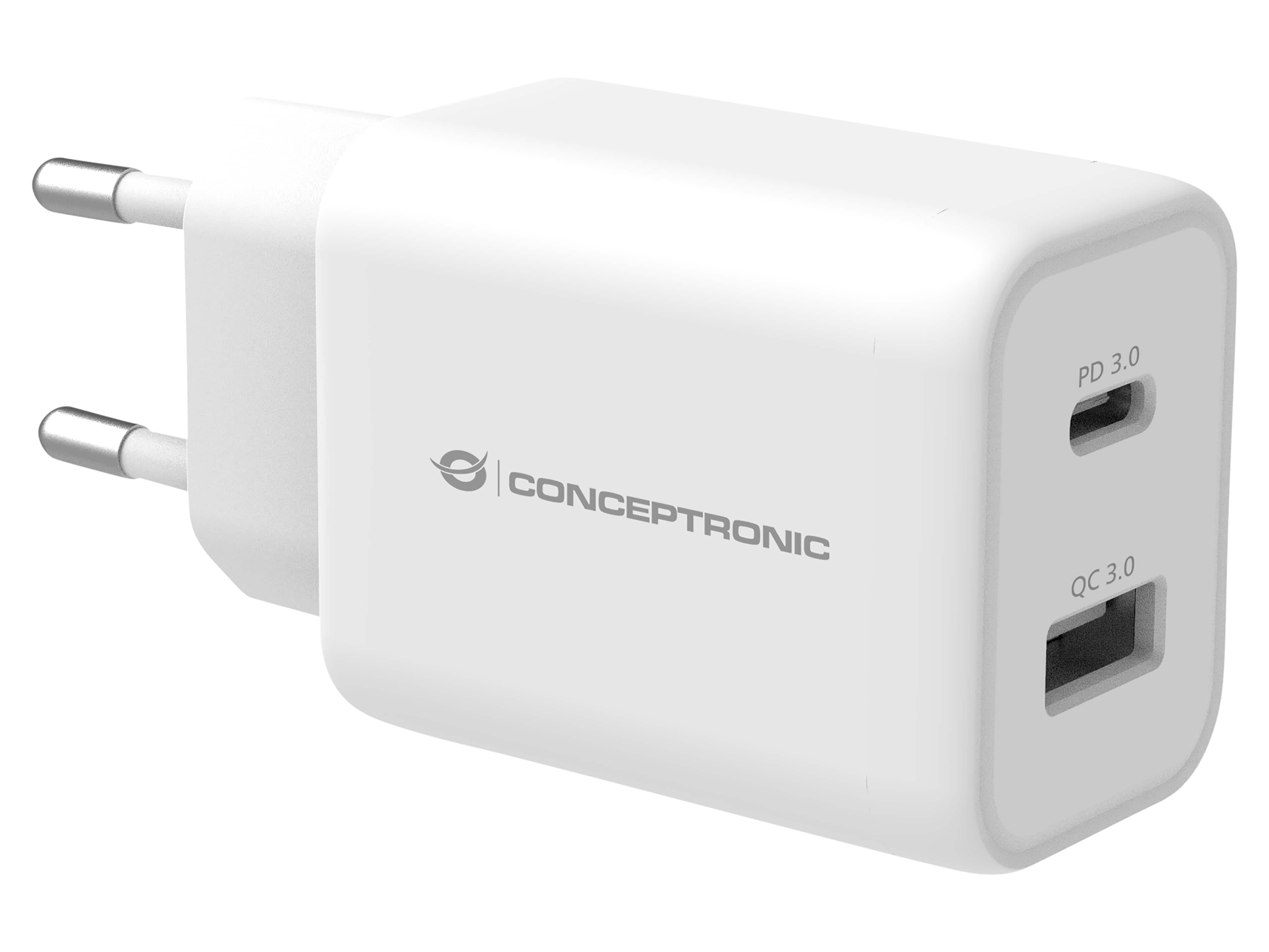 CONCEPTRONIC USB-Ladegerät ALTHEA11W USB-C USB-A 33W