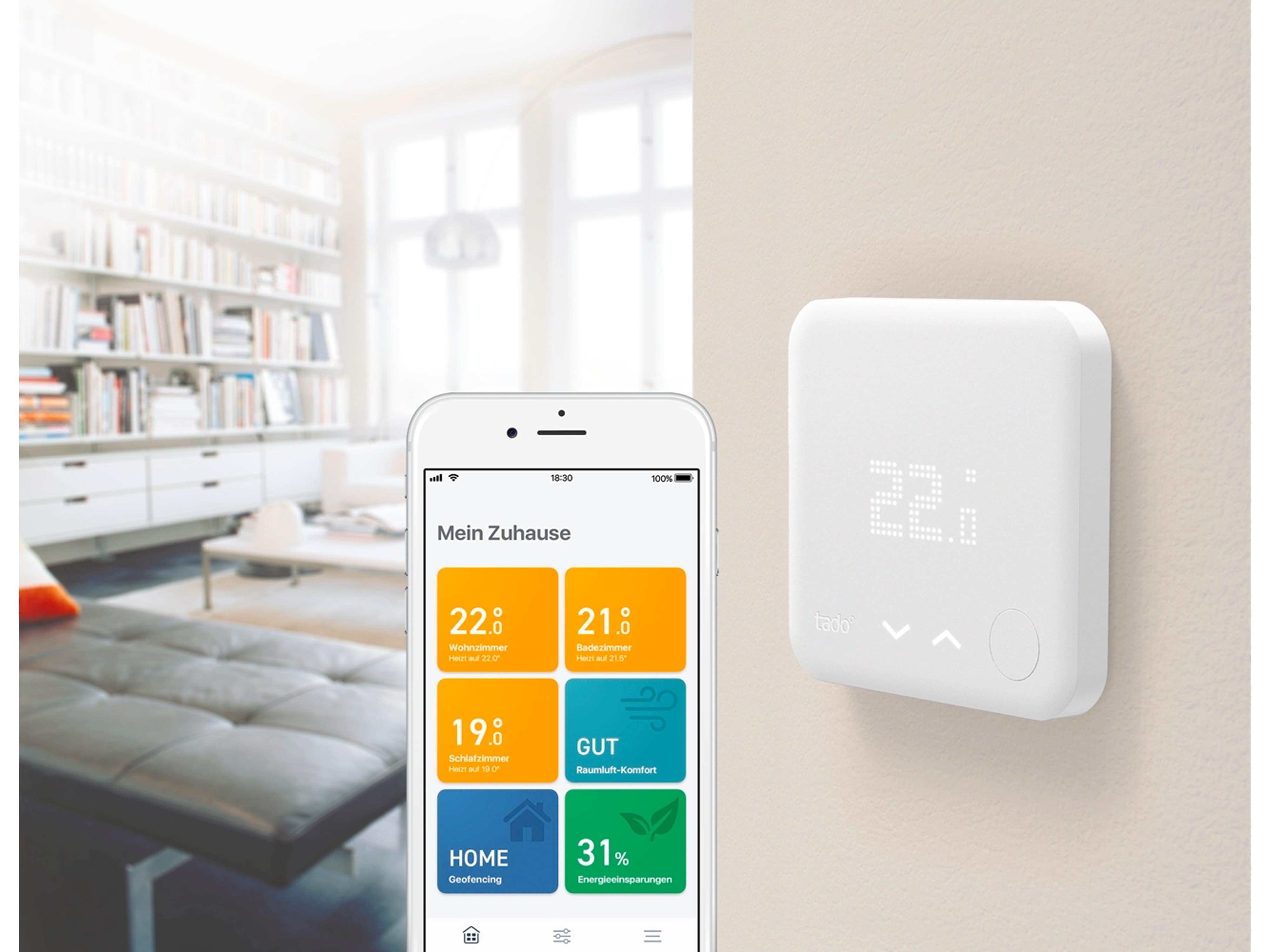 TADO Smart Thermostat 19822, verkabelt