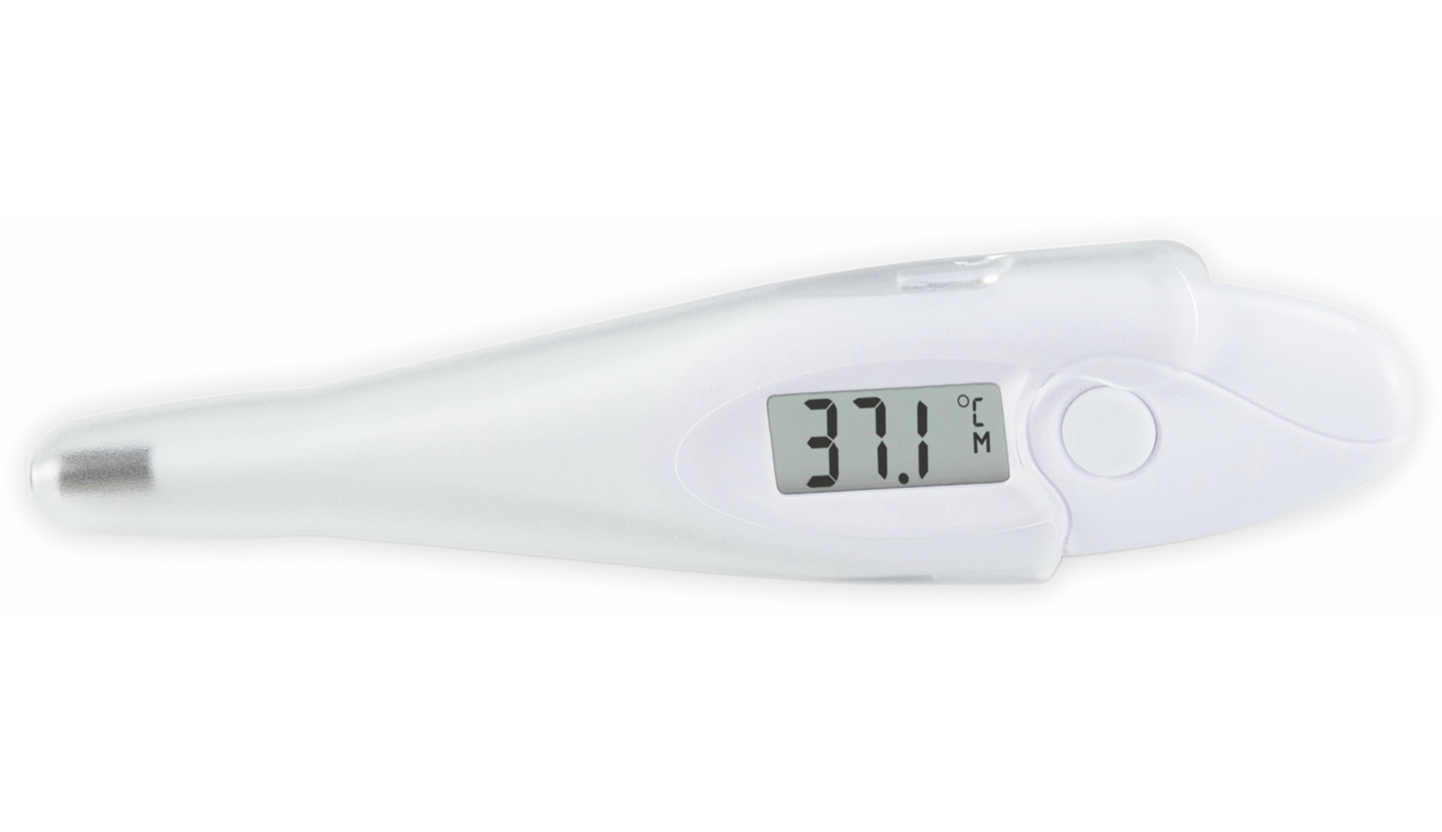 ALECTO Digitales Fieberthermometer-Set BC-04, 2-teilig, weiß