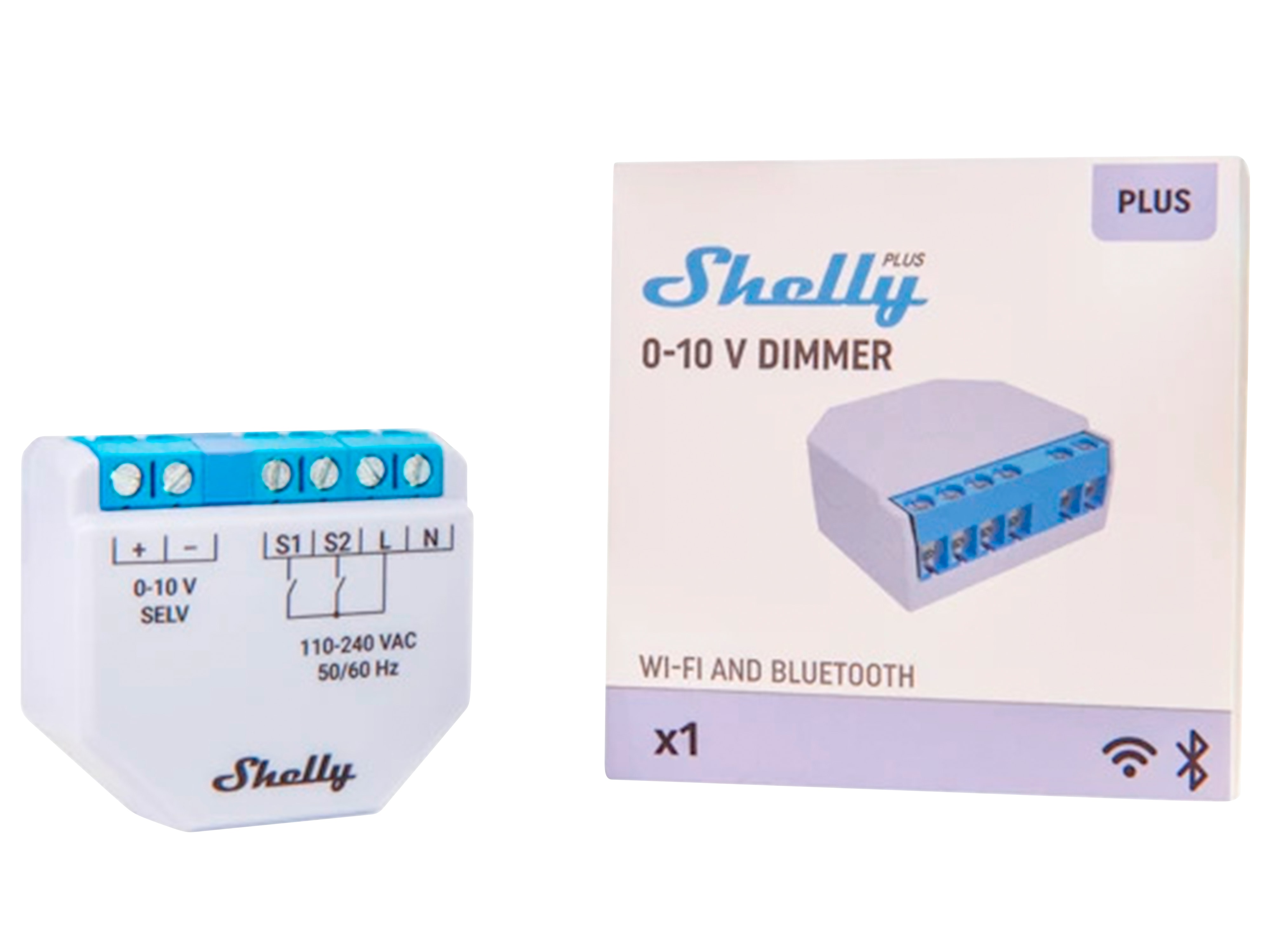 SHELLY WLAN-Unterputz Dimmer, 0...10 V