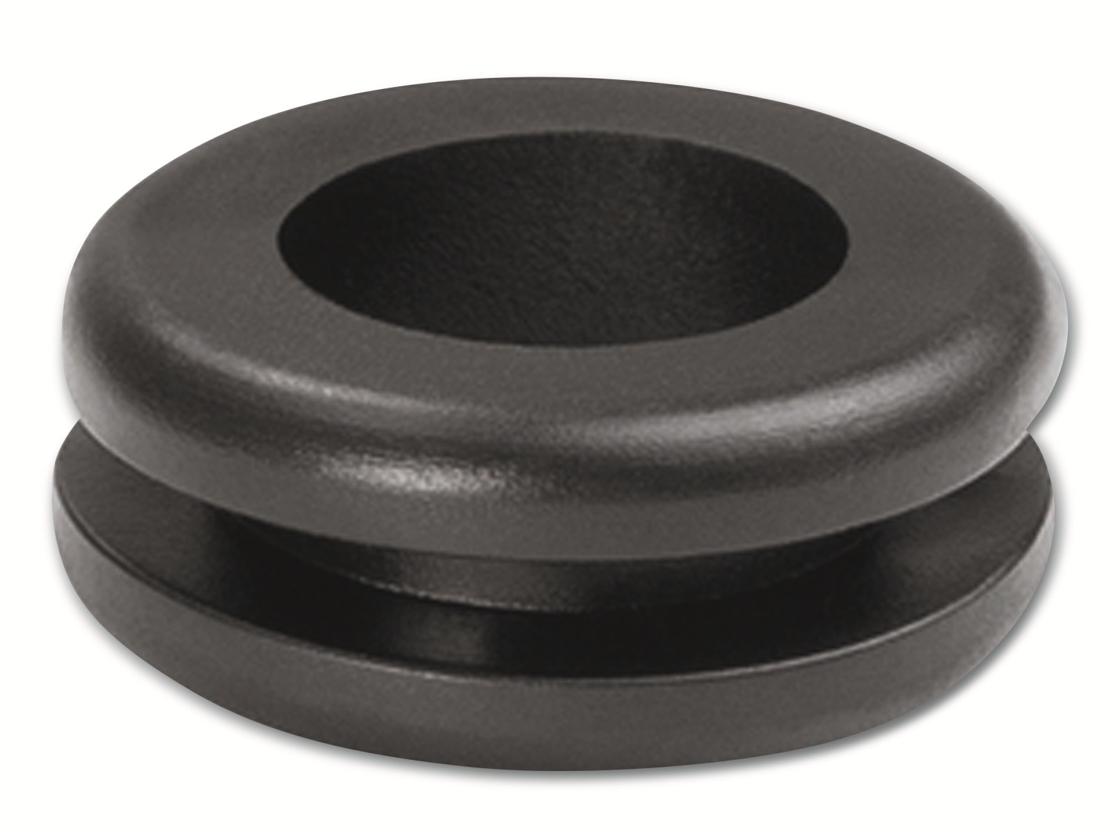 HELLERMANNTYTON Durchführungstülle, 633-02030, Schwarz, PVC, ∅ 10 mm, 1 Stück