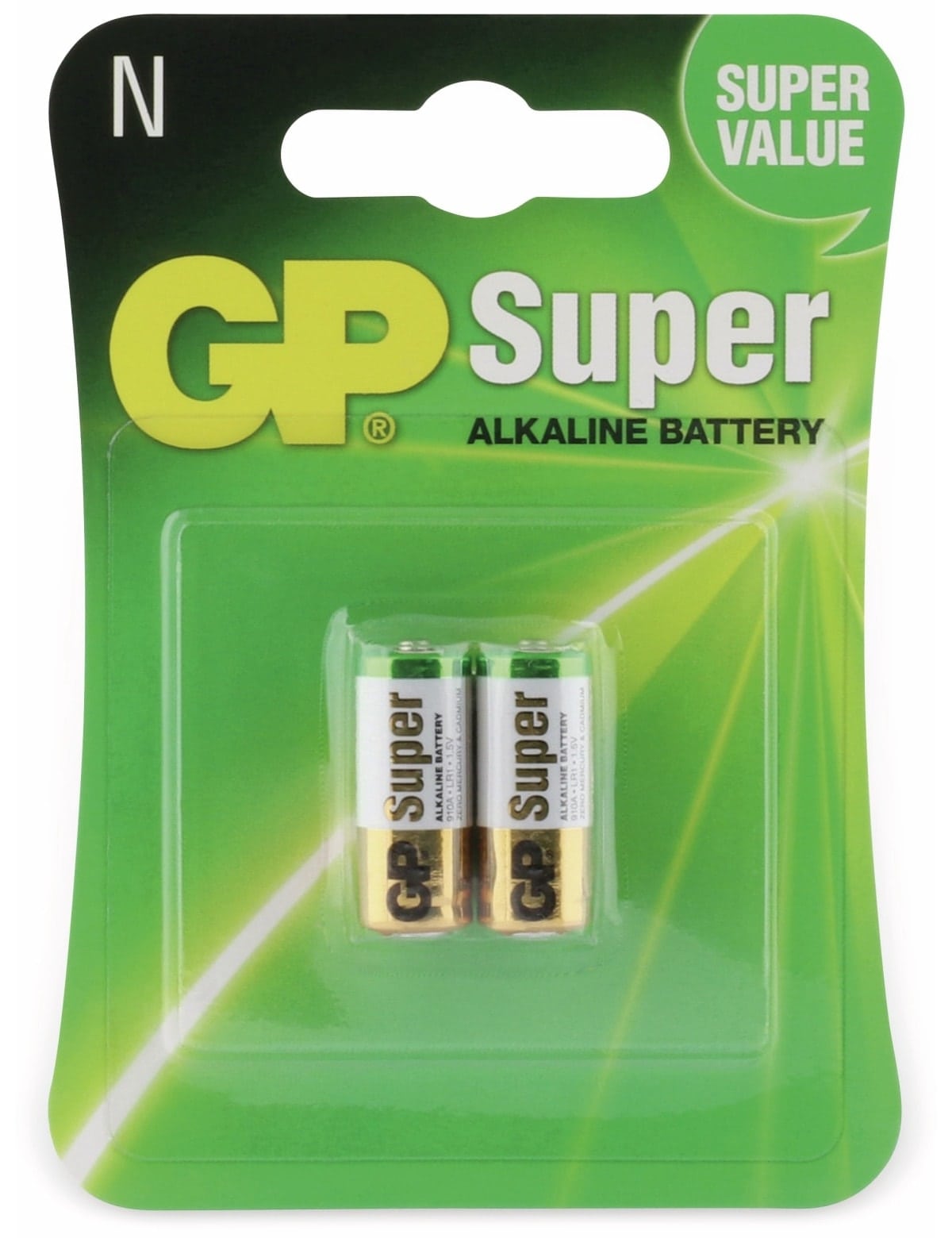 GP Lady-Batterien-Set SUPER Alkaline 2 Stück