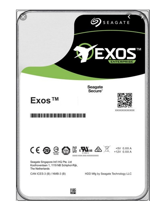SEAGATE Festplatte Exos X16 ST14000NM001G, 14 TB, 7200 RPM, 256 MB, Ent.