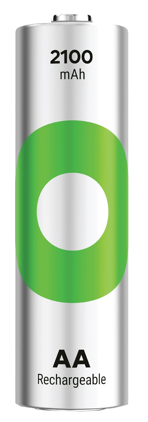 GP ReCyKO NiMH Akku Mignon, AA, HR06 1,2V/2100mAh, 4 Stück 