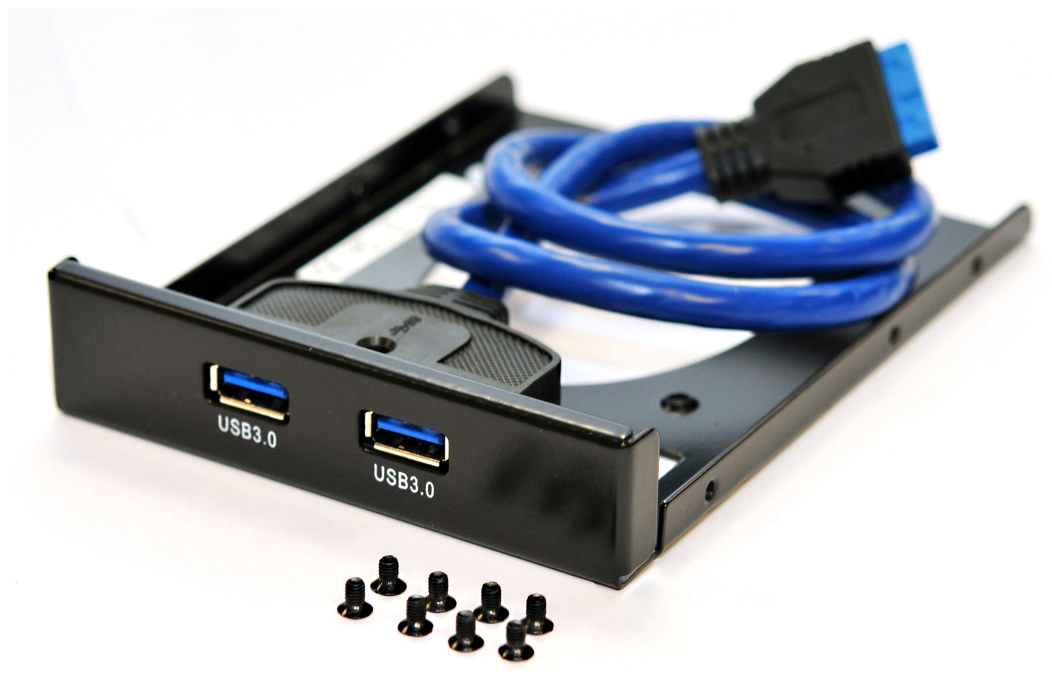 USB 3.0 Frontpanel PA-3,5L, 2x USB 3.0, mit SSD Halterung