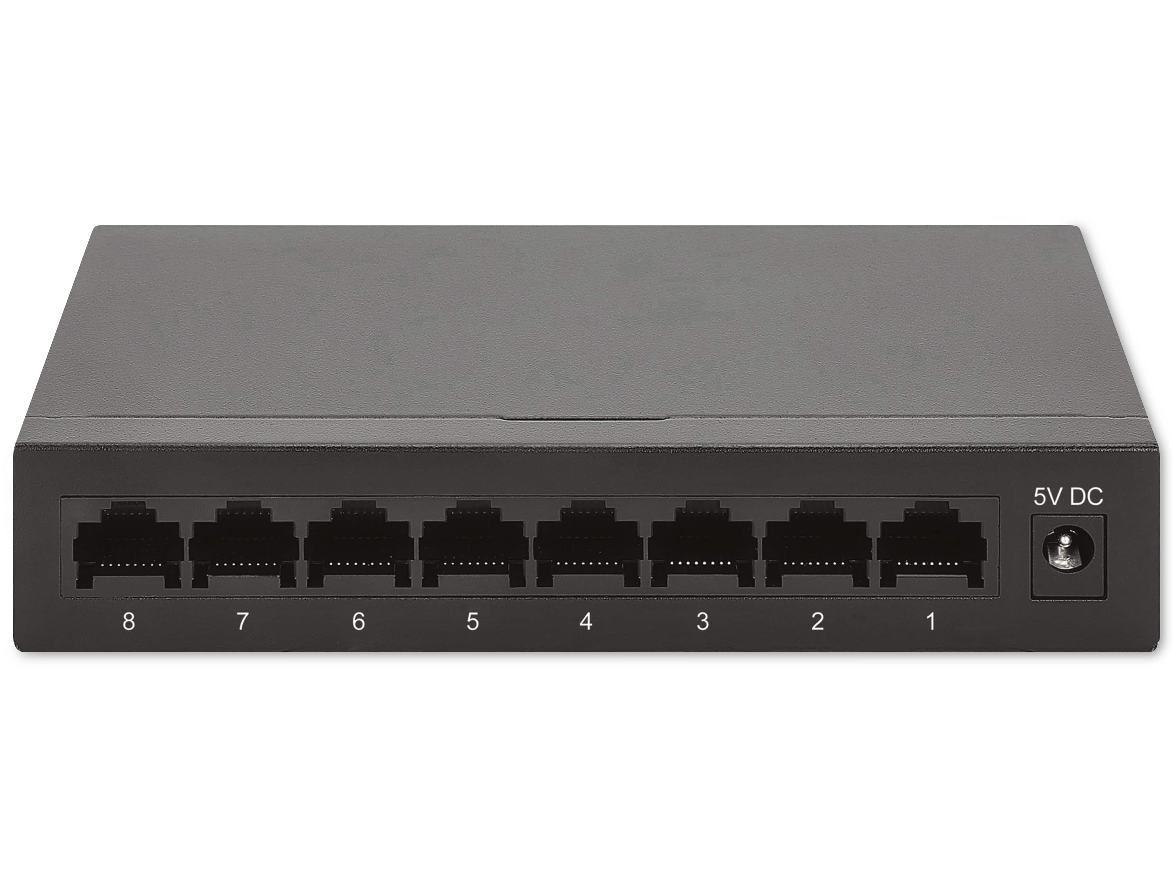 INTELLINET Ethernet Switch 530347 8-Port Gigabit