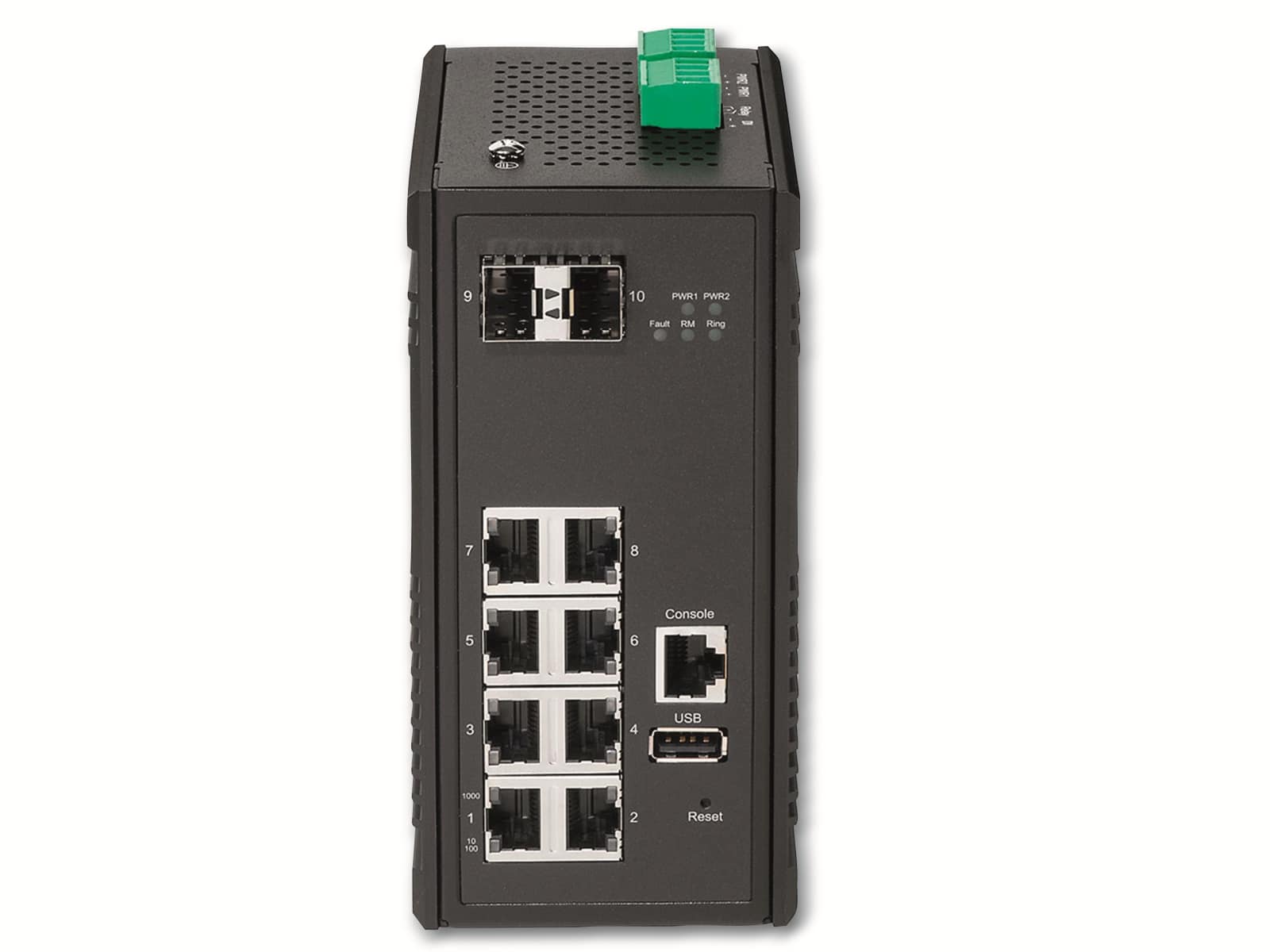 EDIMAX Industrie-Switch IGS-5208, 8-port, Web-Managed, 2x SFP