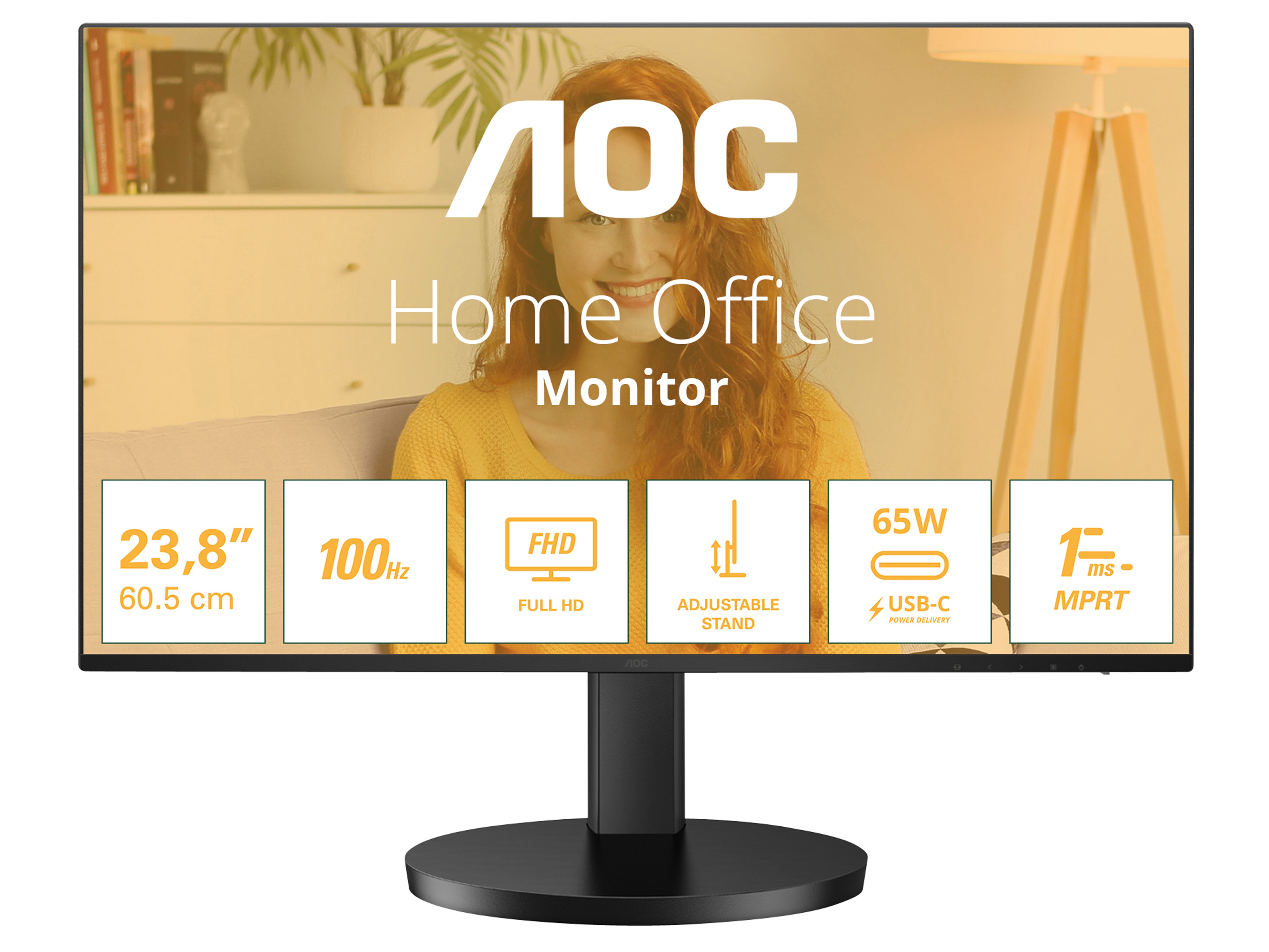 AOC Monitor 24B3CF2 60,5 cm (23.8") 