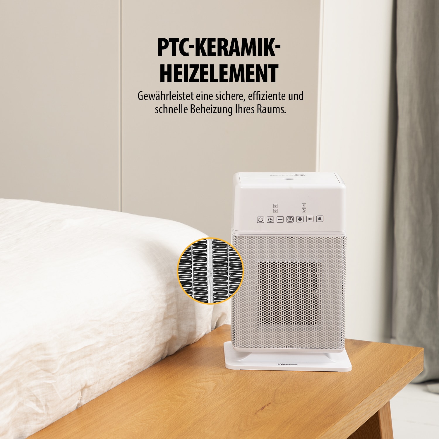 TRISTAR Keramik-Heizlüfter KA-5266, 1800 W