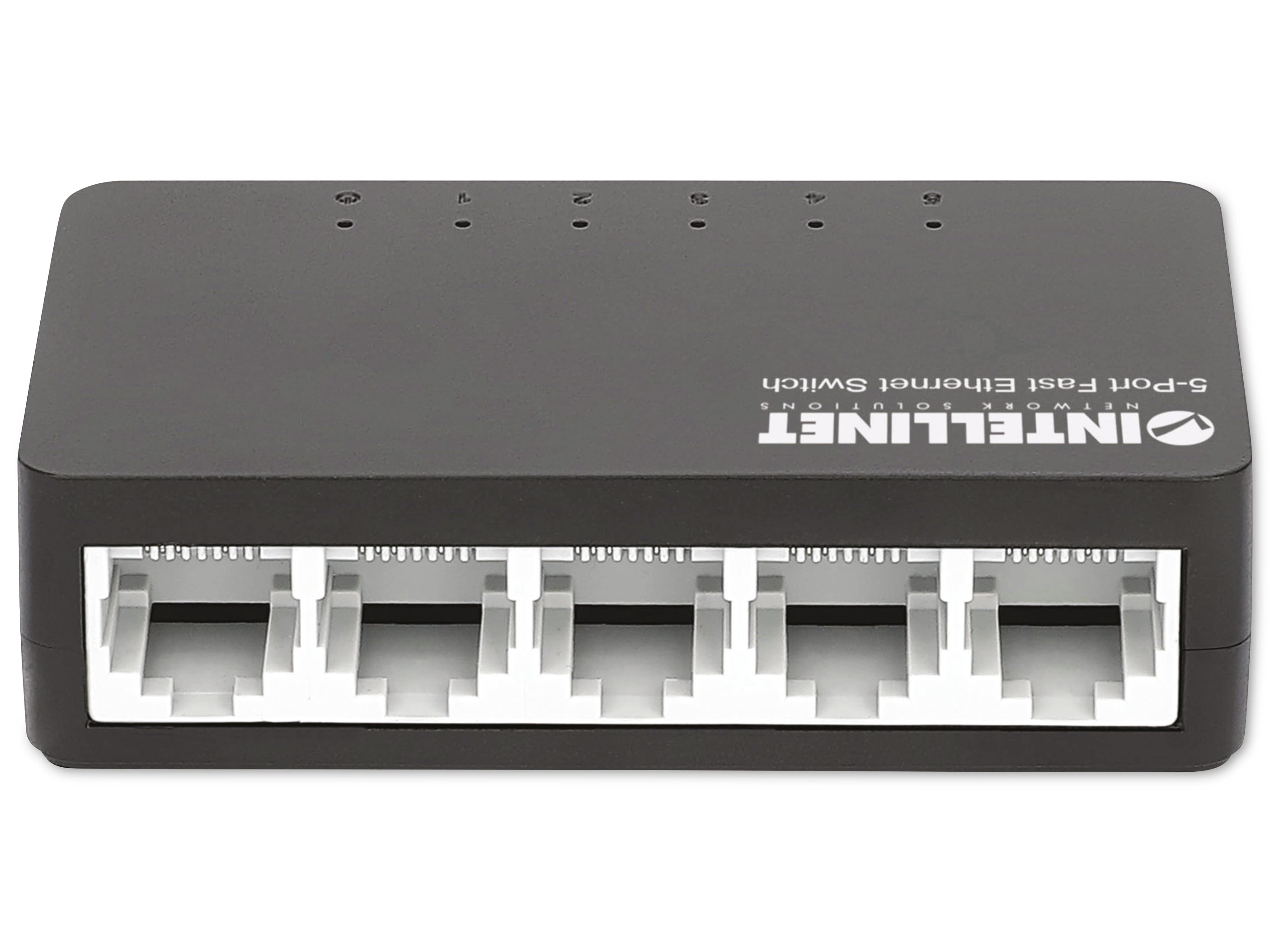 INTELLINET Ethernet Switch 561723 5-Port, schwarz