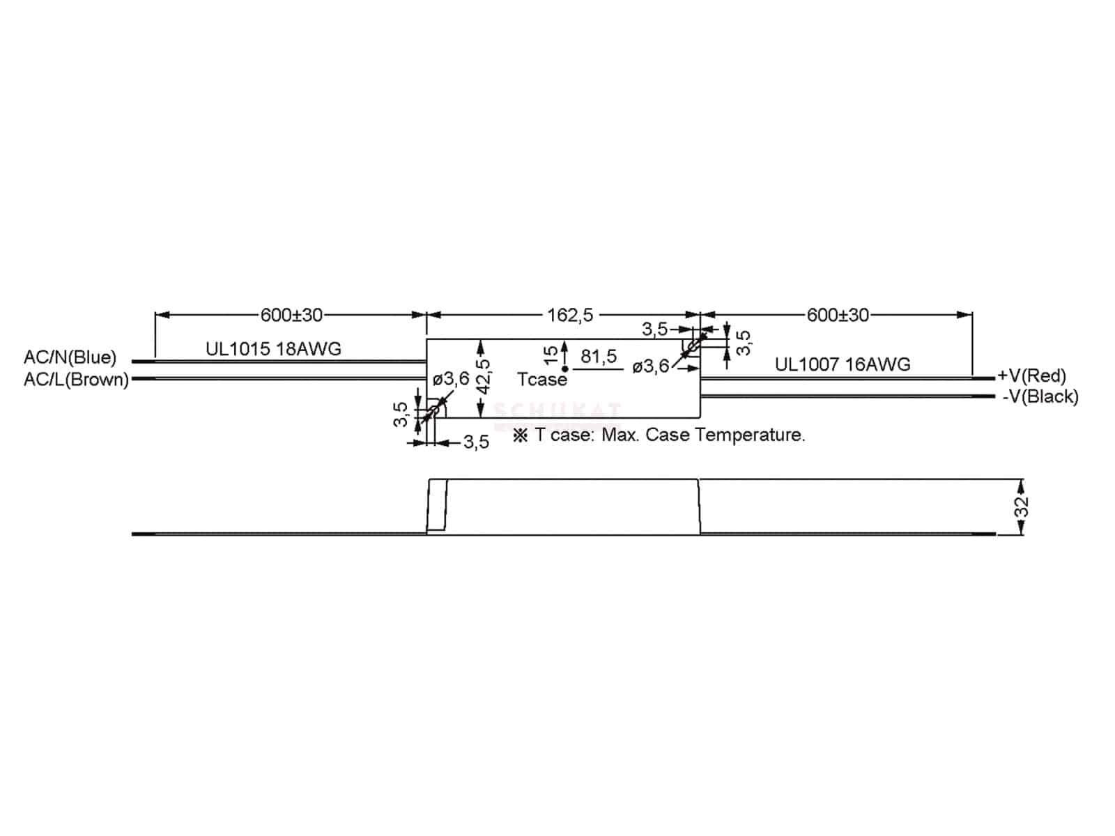 MEAN WELL LED-Schaltnetzteil LPV-60-24, 24 V-/60 W