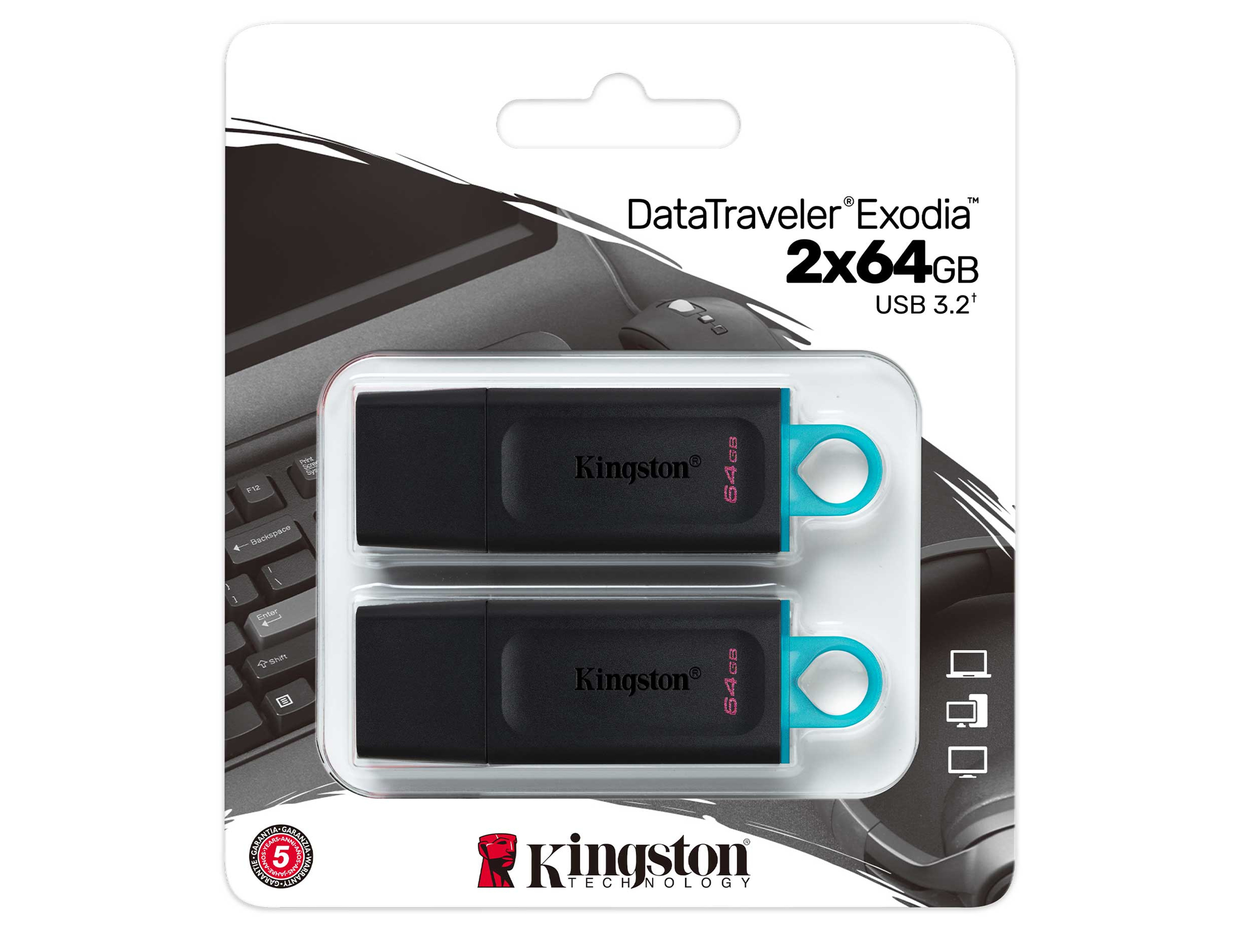 KINGSTON USB 3.0-Stick DataTraveler Exodia 64GB