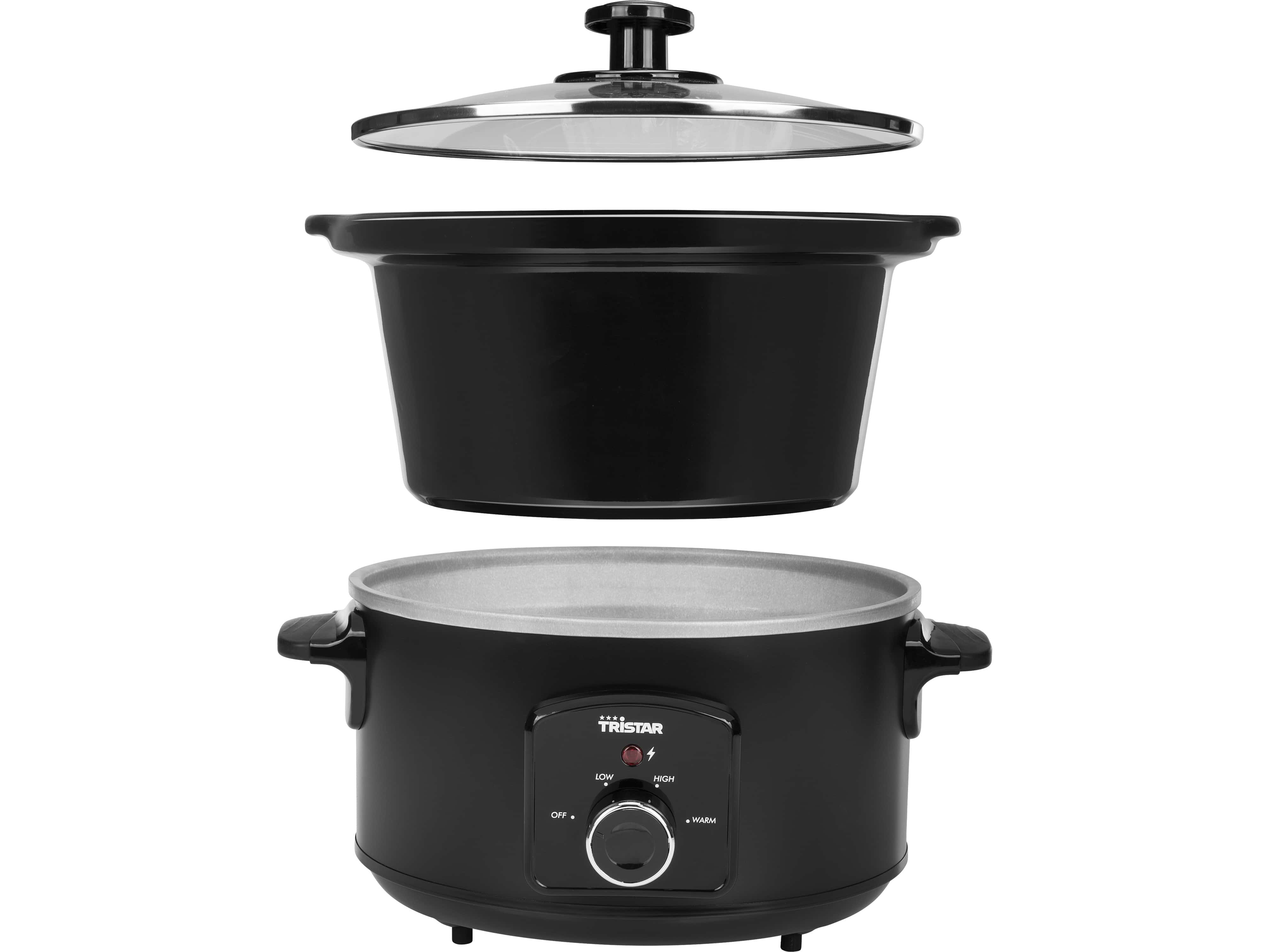 TRISTAR Slow-Cooker VS-3915, 3,5 L, 180 W, schwarz