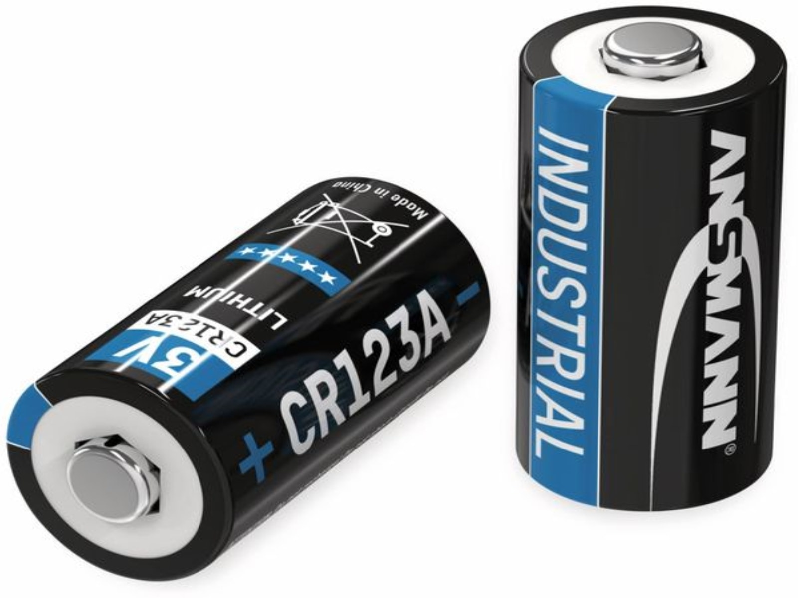 ANSMANN Lithium-Batterie CR123A, 10 Stück