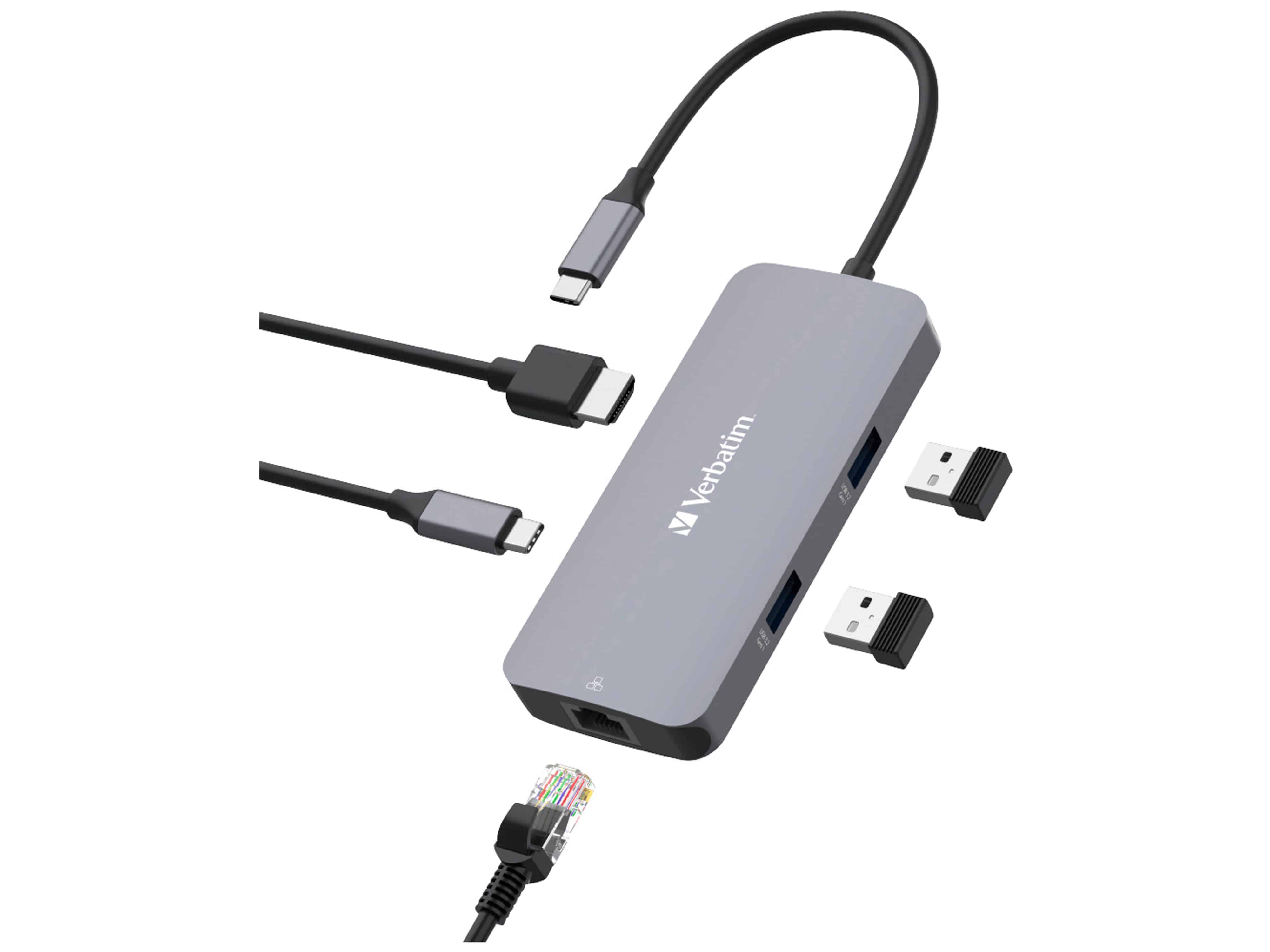 VERBATIM USB-C Pro Multiport Hub CMH-05