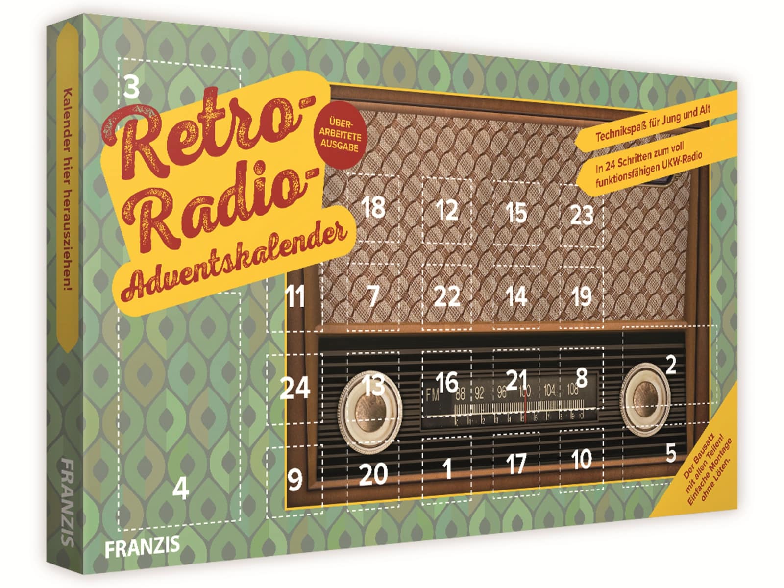 FRANZIS Adventskalender, 67078, Retro Radio Adventskalender