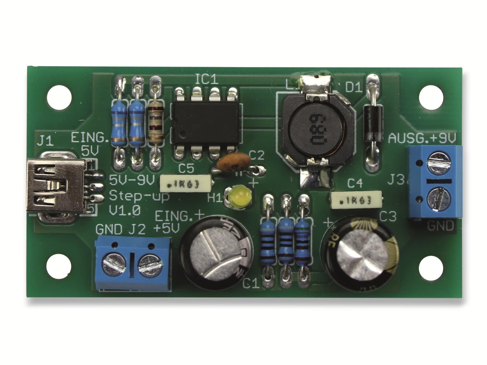 Bausatz 5V-9V Step-up Wandler V1.0 (DC-DC-Wandler)