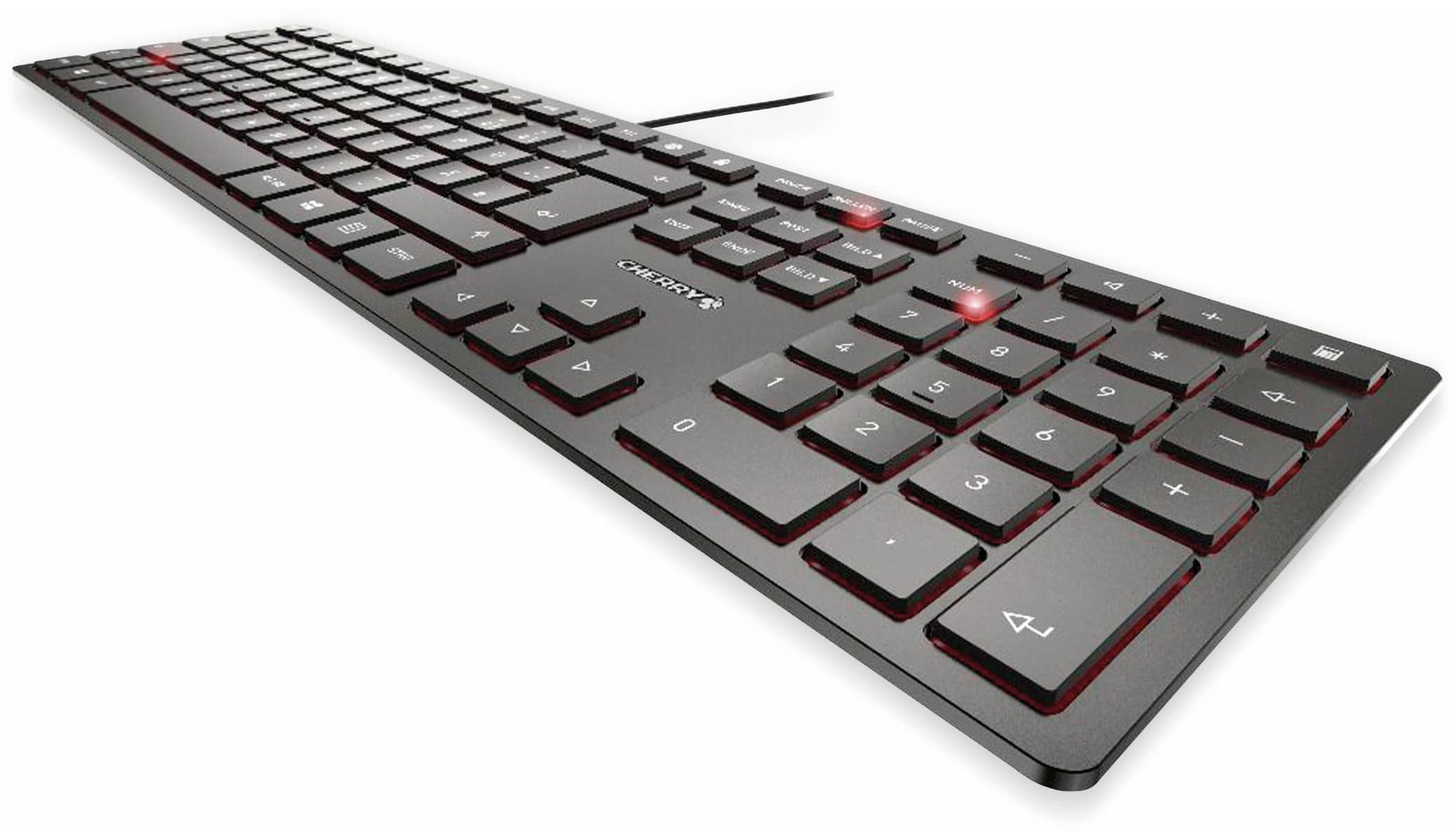 CHERRY Tastatur KC 6000 Slim, schwarz