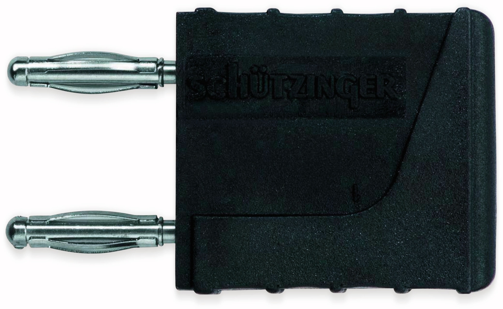 SCHÜTZINGER Kurzschlussstecker, KURZ 10 - 2 IG MB NI/ SW, Schwarz, 2 mm