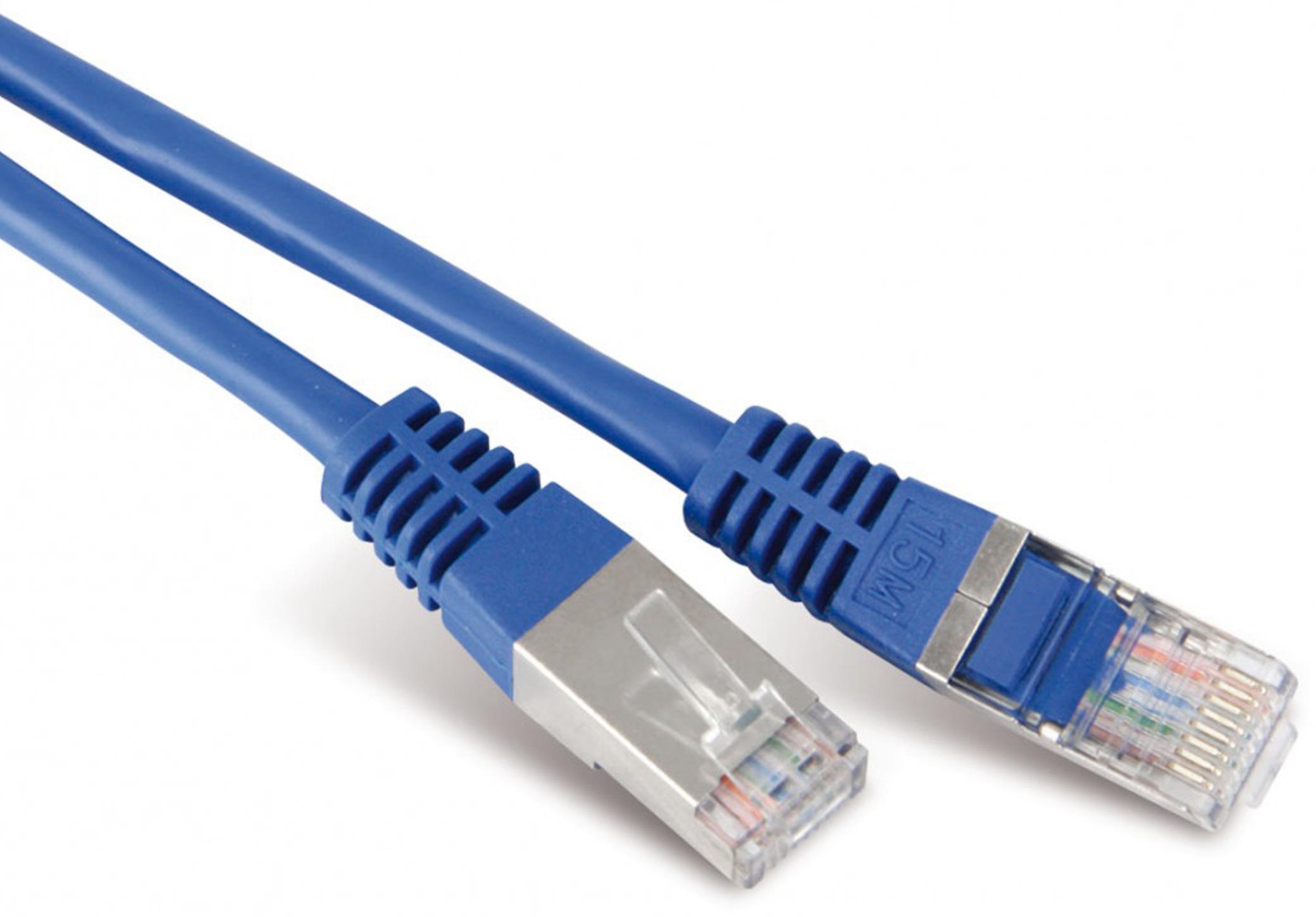 S-IMPULS CAT.6 Patchkabel, 0,25 m, blau, S-FTP, PIMF