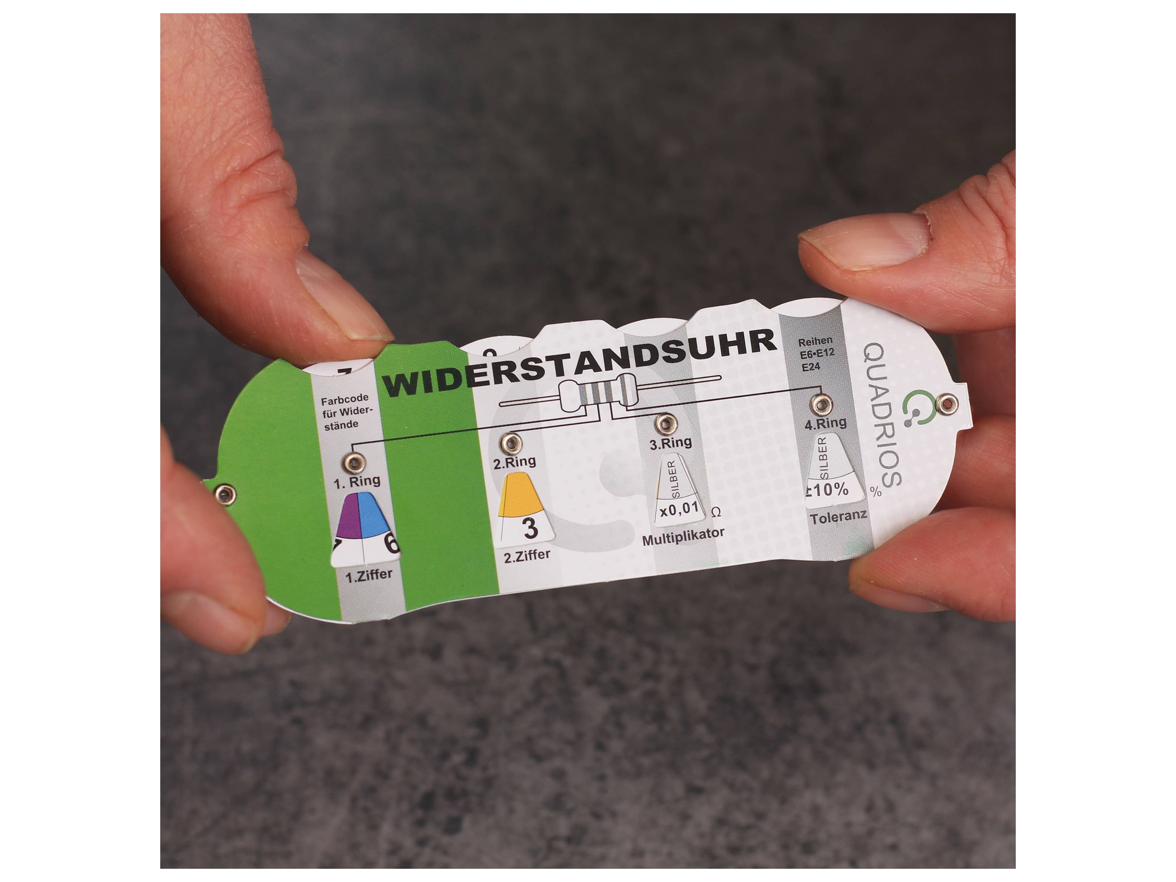 QUADRIOS Kohleschicht-Widerstand, 23P128, 1 Ω-1 MΩ, 5 %, 0,5 W, 2000 St.