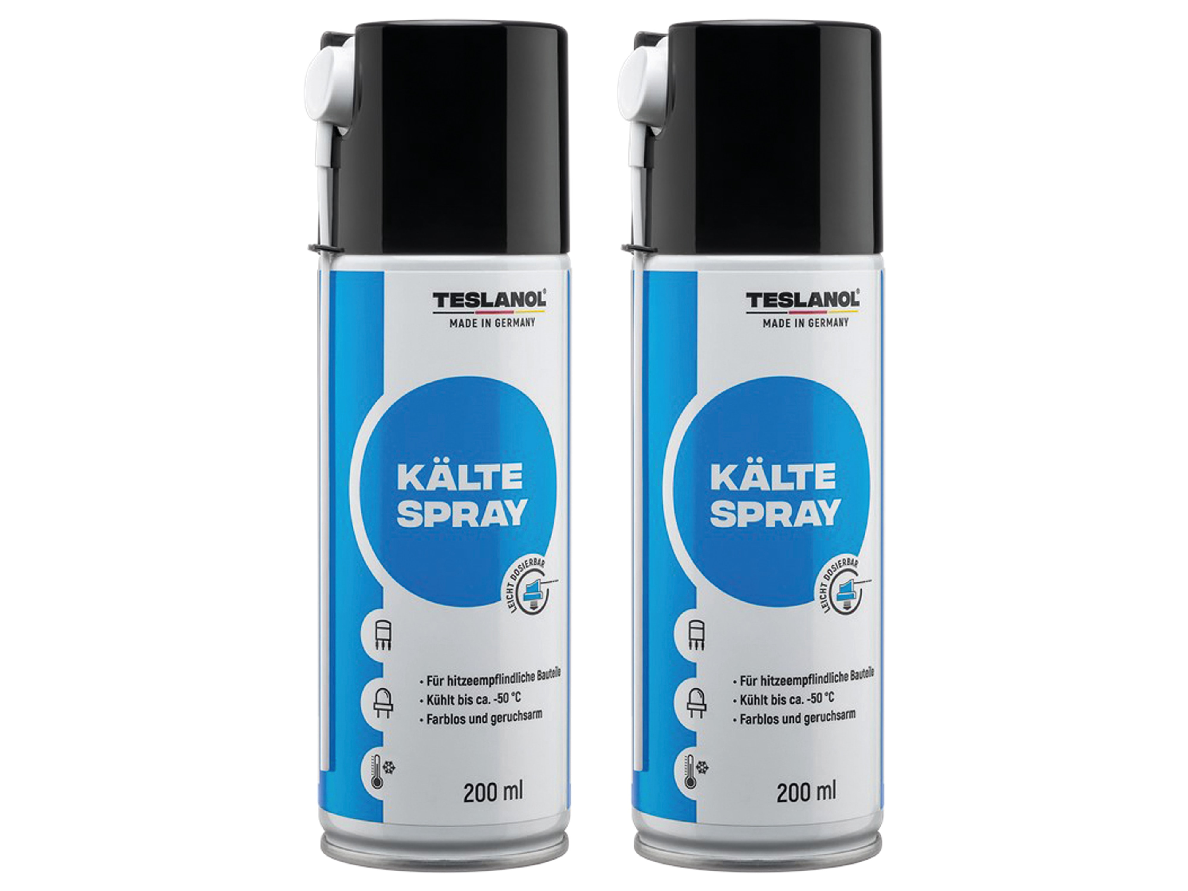 TESLANOL 26033 Kältespray T71, 200 ml, 2 Stück