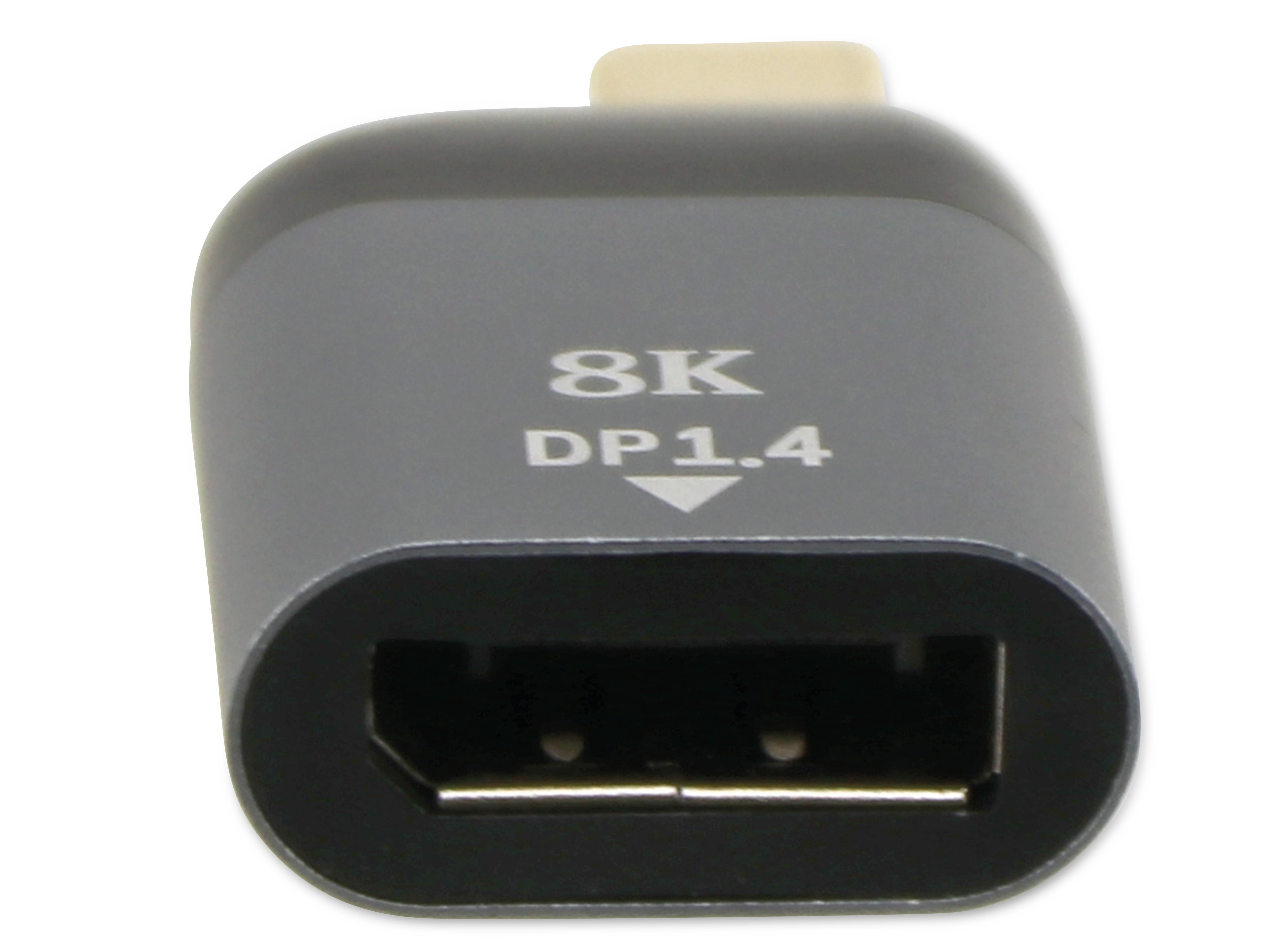 RED4POWER USB-C Adapter AV-0003, USB-C/DP, 8K, 60Hz