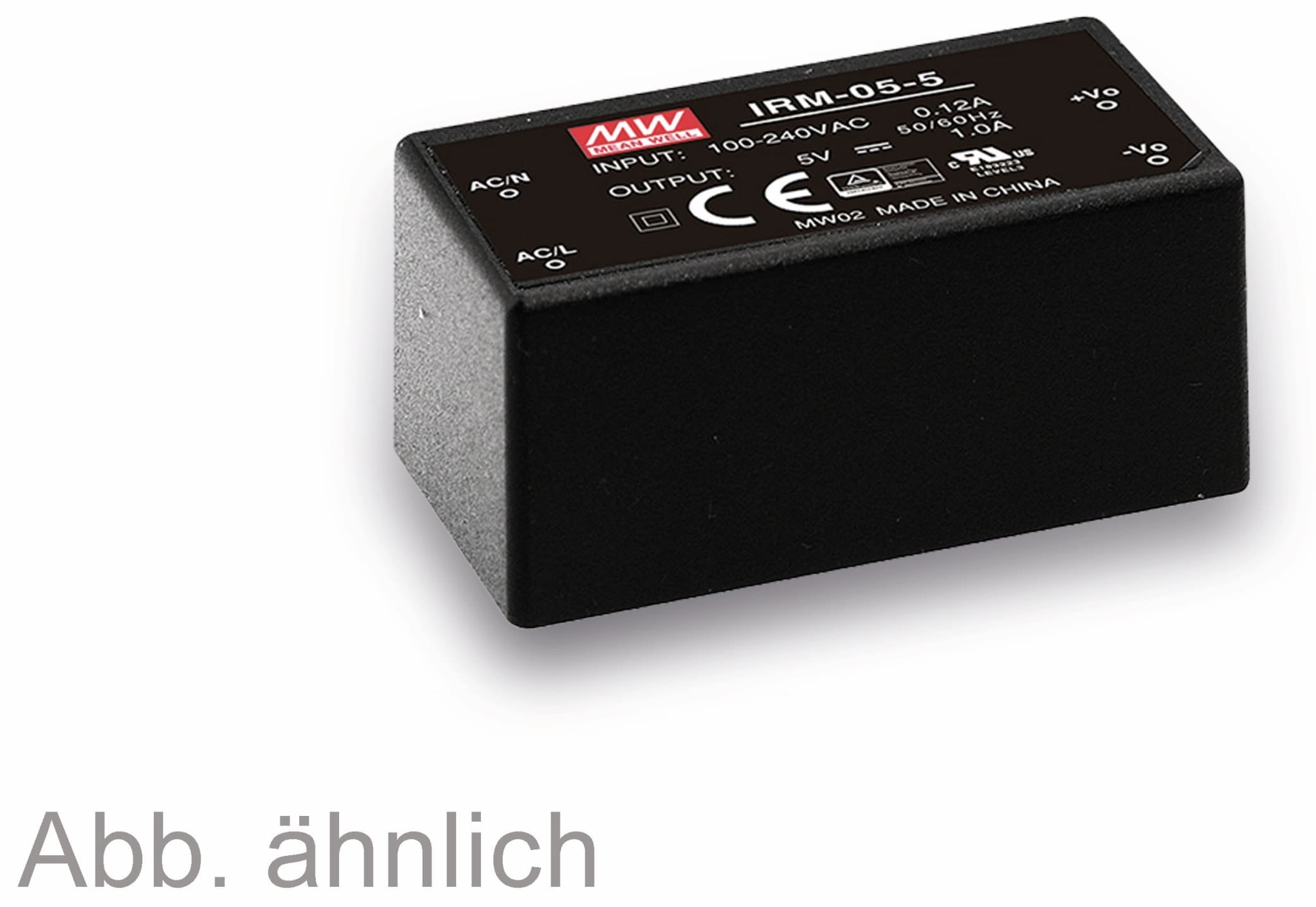 MEAN WELL AC/DC-Printnetzteil IRM-05-24, 24 V-/0,23 A, 5,5 W