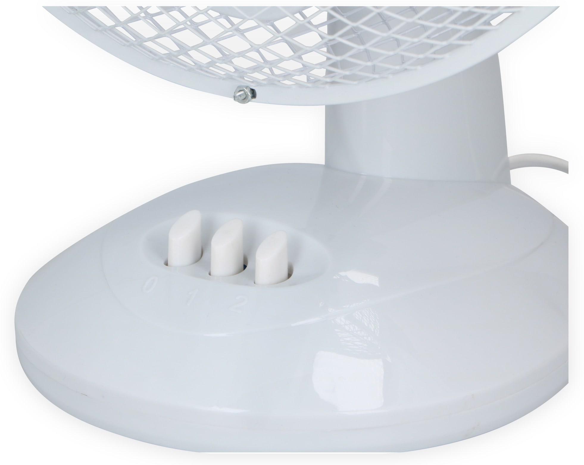 LIFETIME AIR Tisch-Ventilator, Ø 23 cm, 20 W, weiß