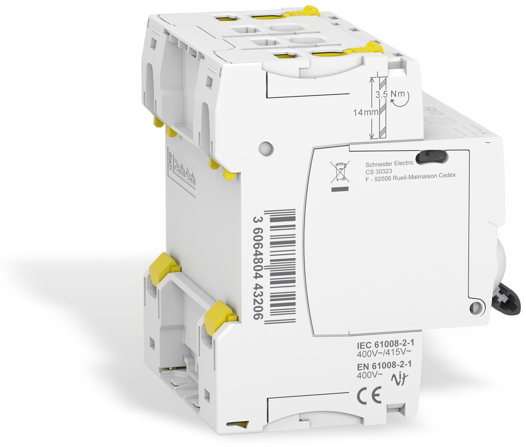 SCHNEIDER ELECTRIC Fehlerstrom-Schutzschalter A9Z21440, 40A