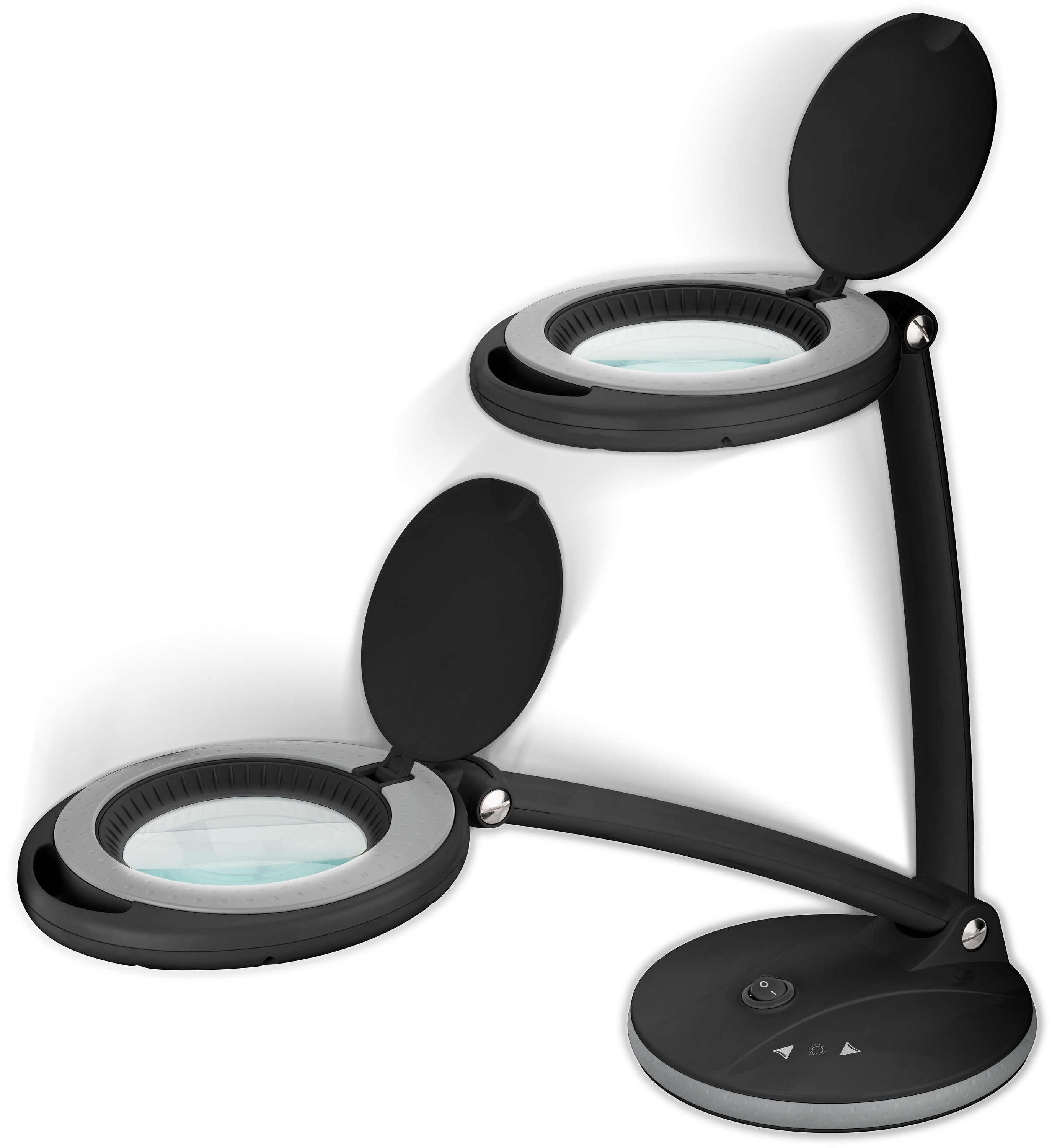 GOOBAY LED-Stand-Lupenleuchte, 6 W, 450 lm, dimmbar, schwarz