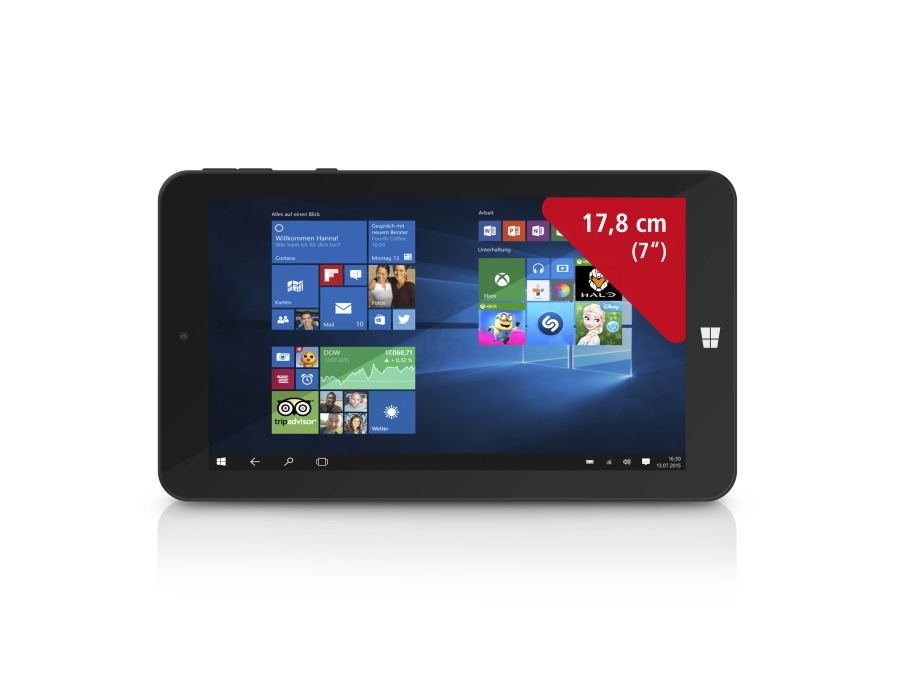 Tablet-PC TREKSTOR SurfTab wintron 7.0, 7", Win10, 16 GB, Intel Quad-Core