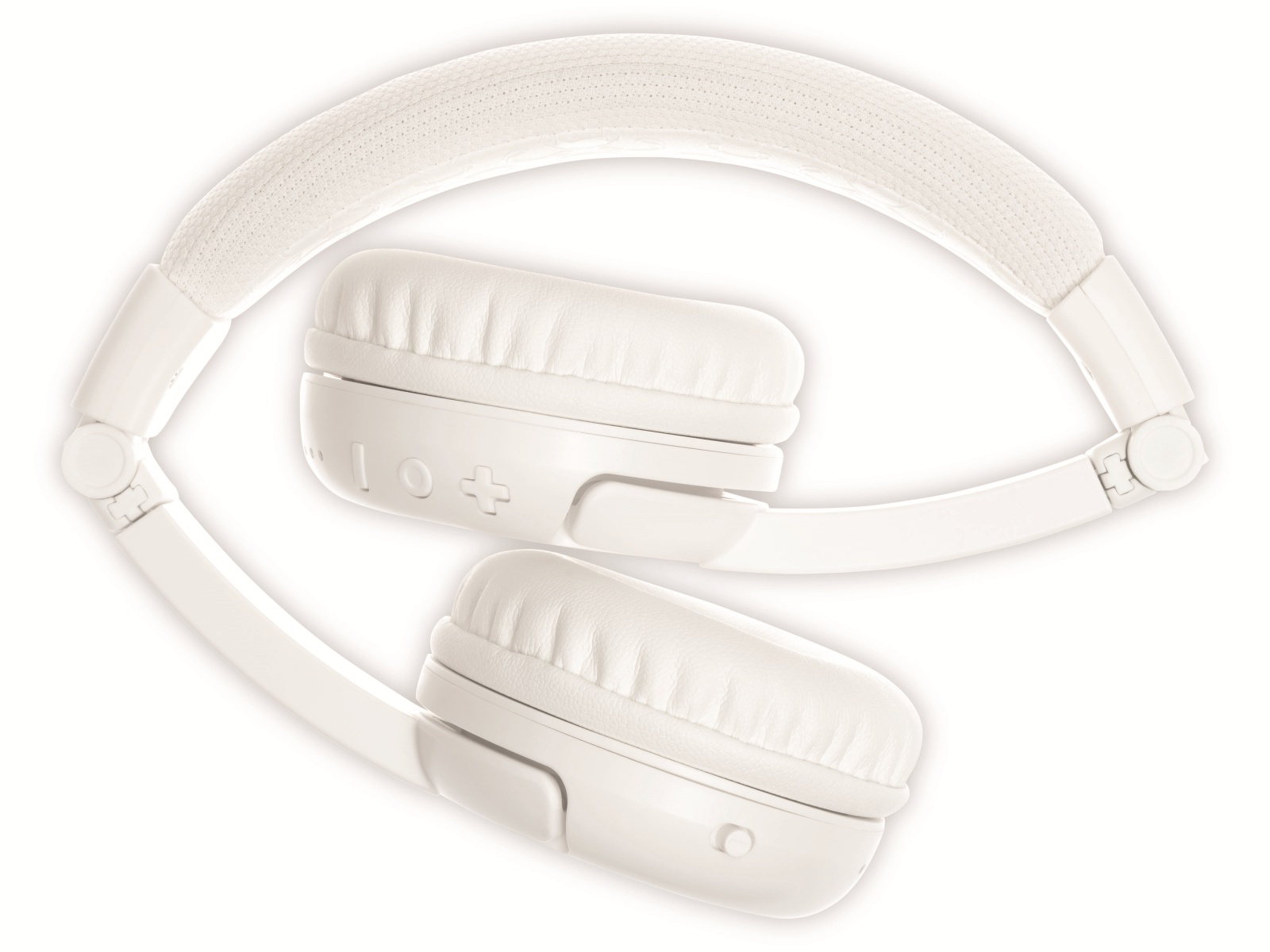 ONANOFF Bluetooth On-Ear Kopfhörer BuddyPhones Play+, für Kinder, weiß