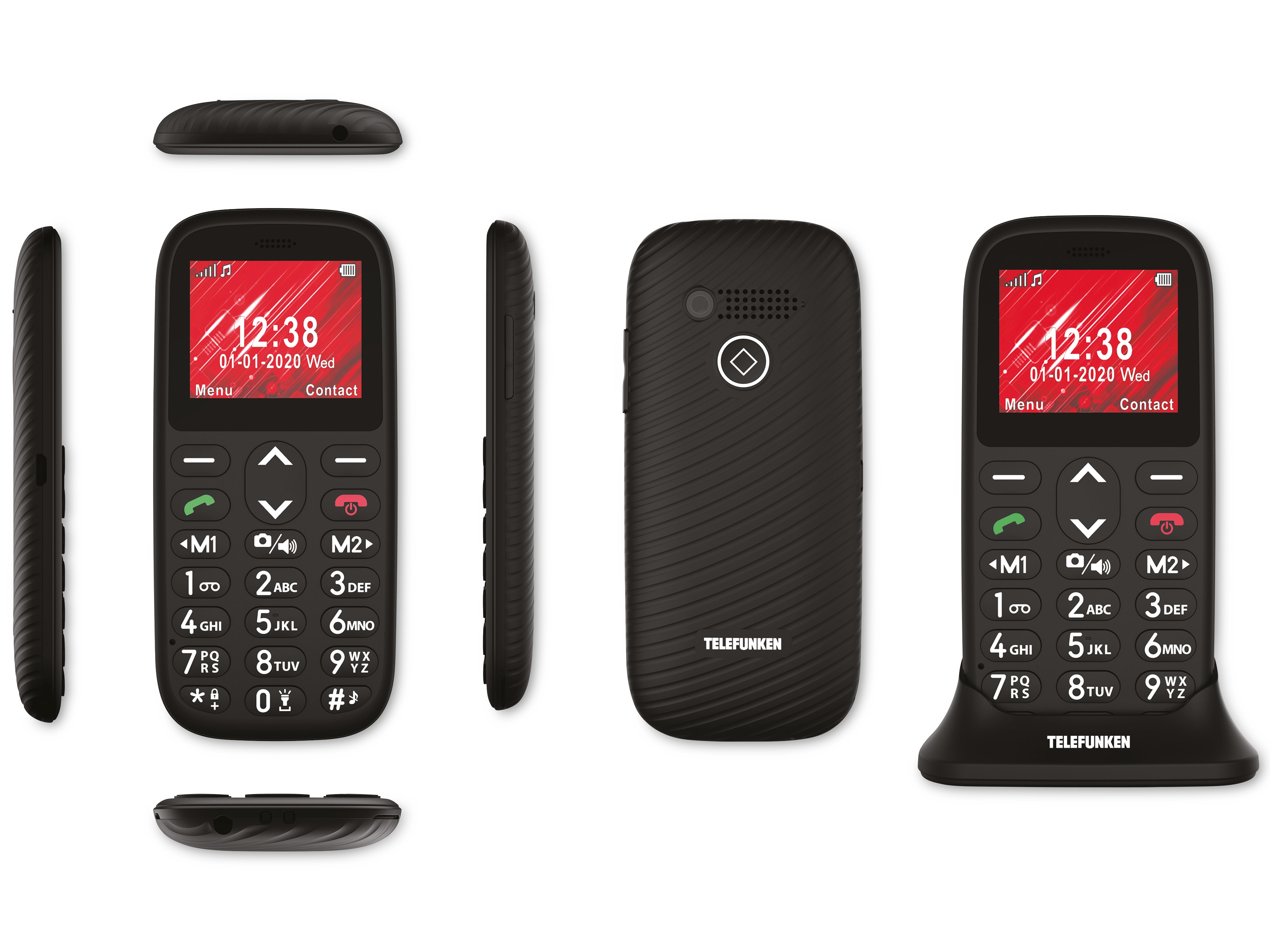 Telefunken Handy S410, schwarz