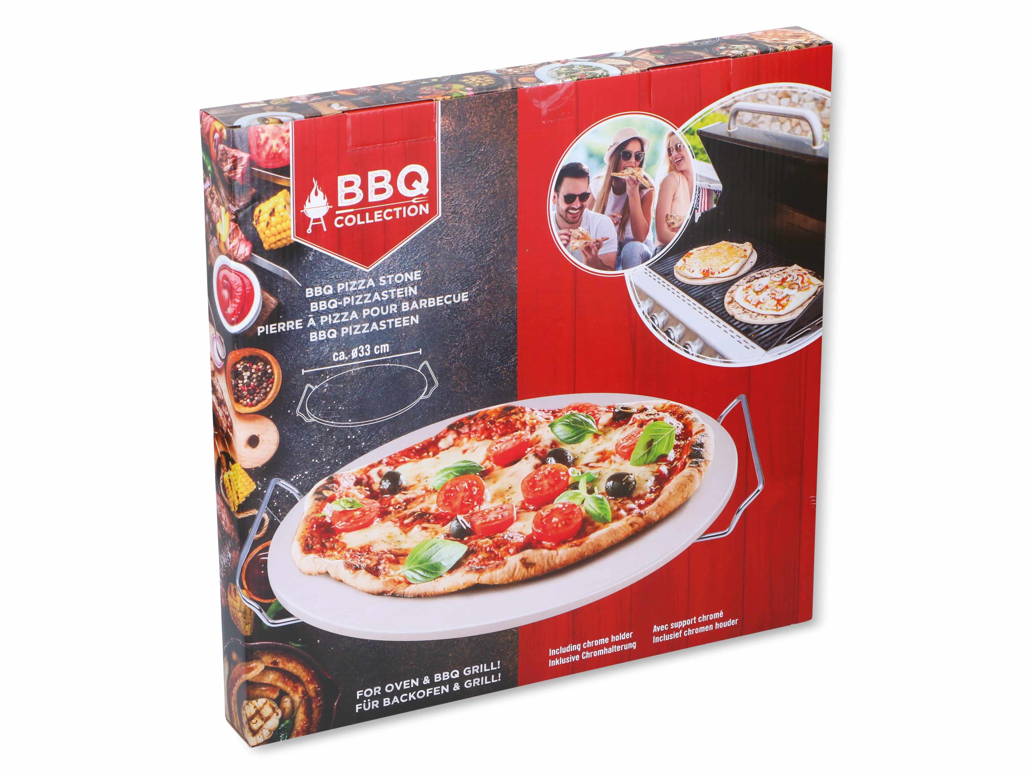 BBQ COLLECTION Pizzastein, 33x1,1 cm