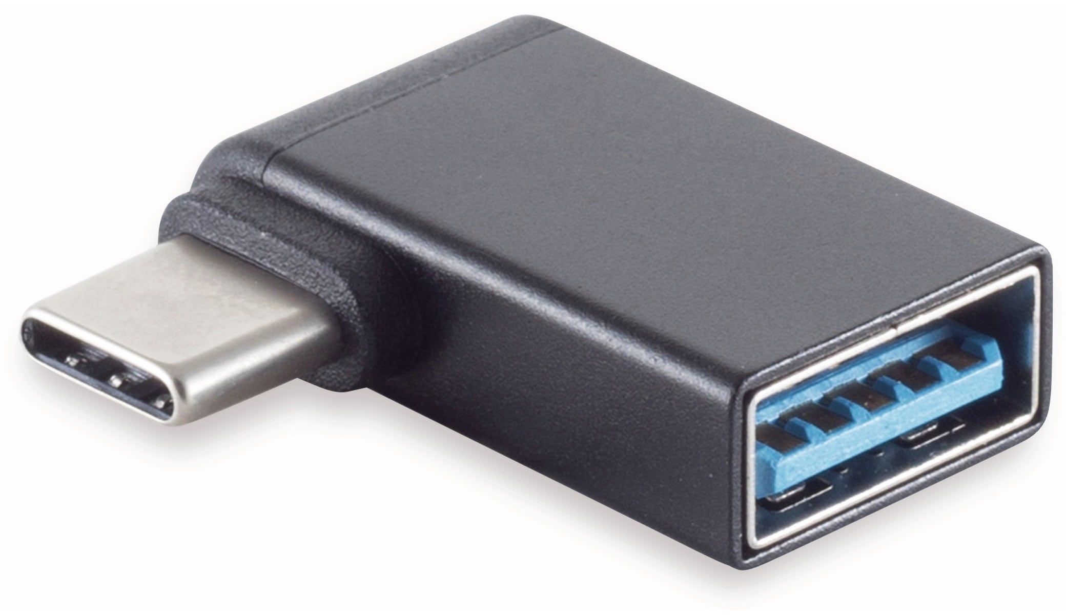 S-IMPULS USB-C Adapter zu USB-A, 90°, OTG