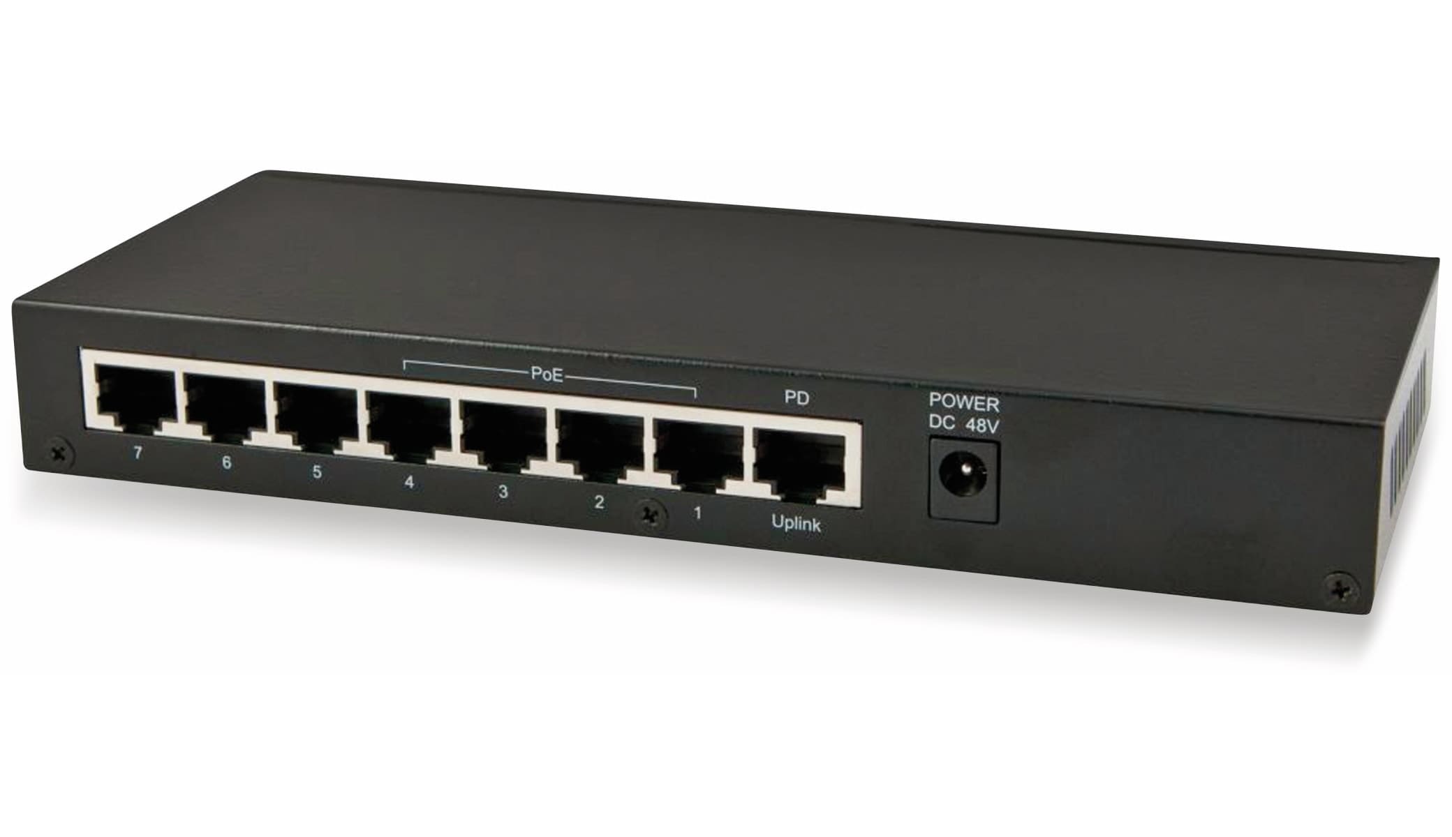 ALLNET Switch ALL-SG8208PD, unmanaged, 8-Port, Gigabit, PoE