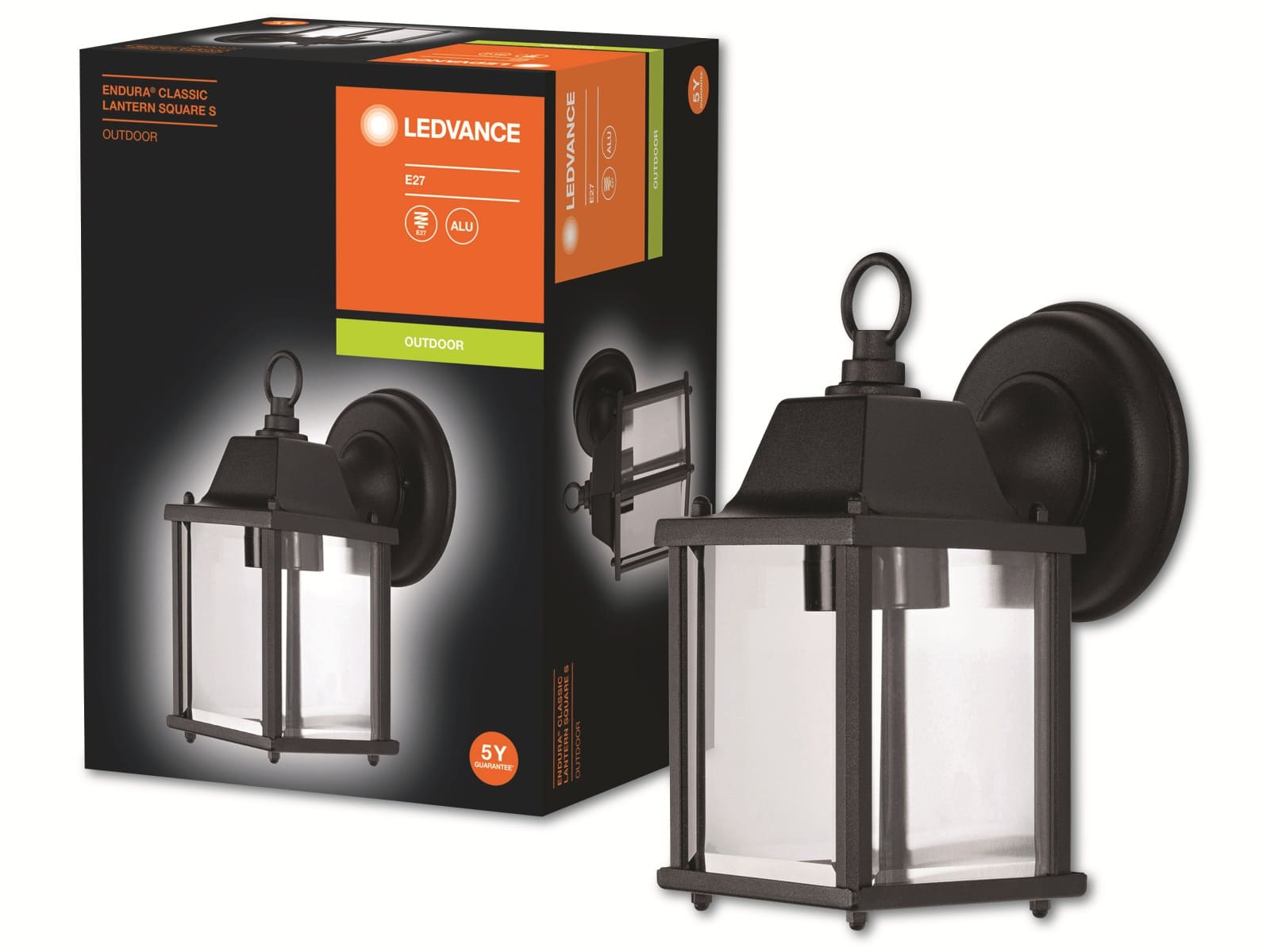 LEDVANCE Außenwandleuchte Endura Classic Lantern Square S