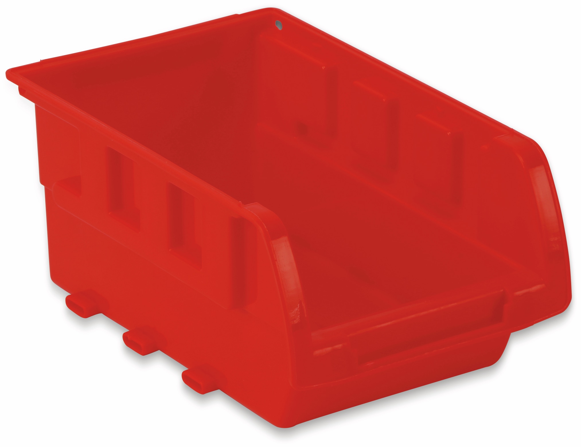 DAYTOOLS Stapelsichtbox RK-1031, 20-teilig, stapelbar, blau/rot