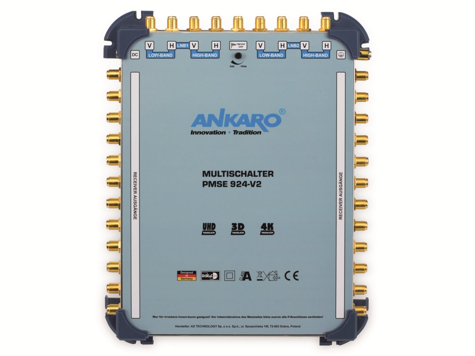 ANKARO SAT-Multischalter PMSE 924-V2, 9/24