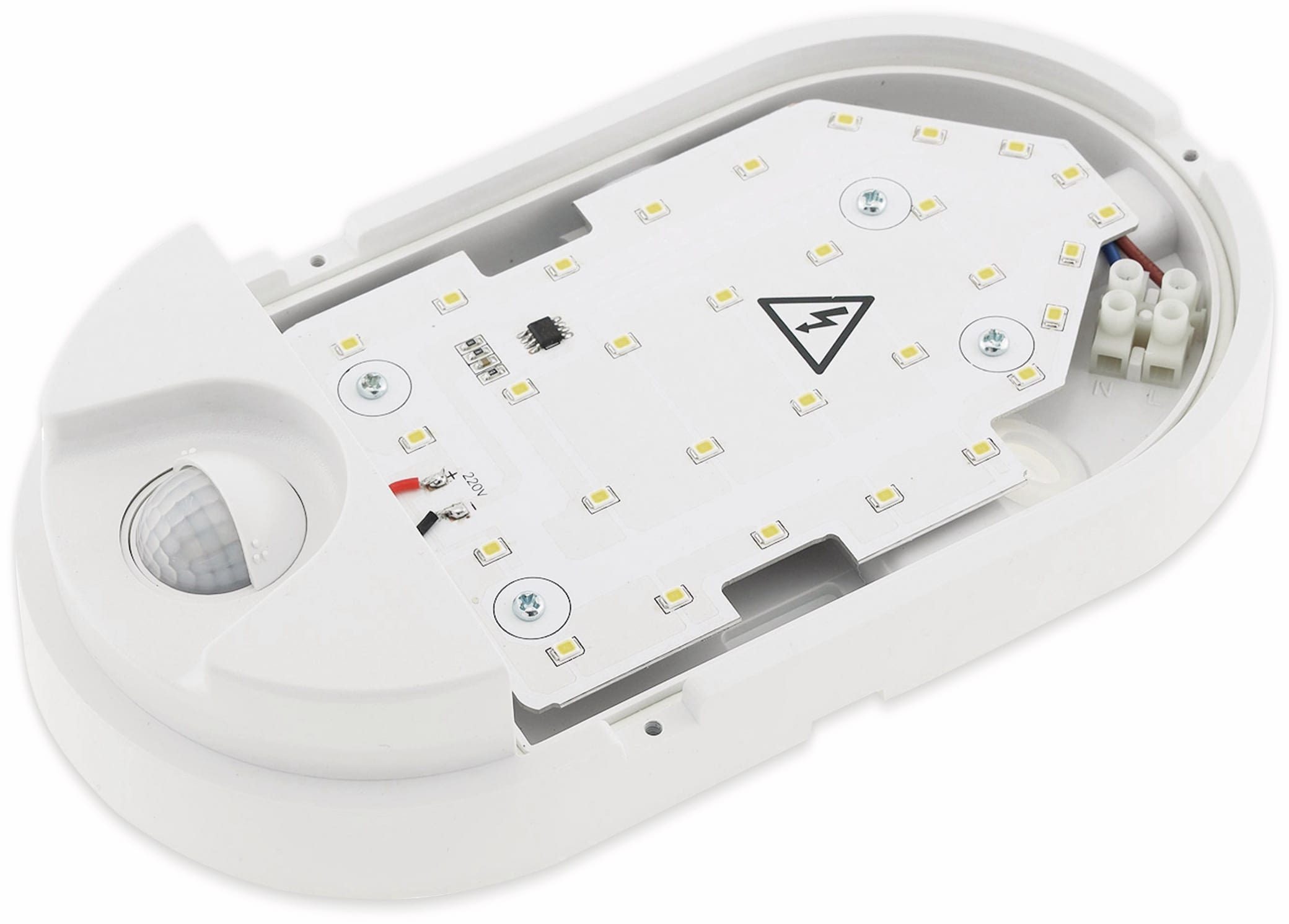 CHILITEC LED-Wandleuchte, NIAS, 4000K, 10 W, 230 V