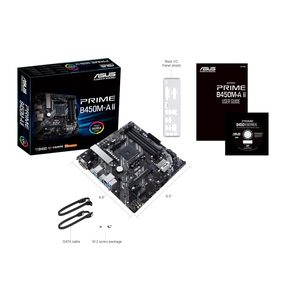 ASUS Mainboard PRIME B450M-A II