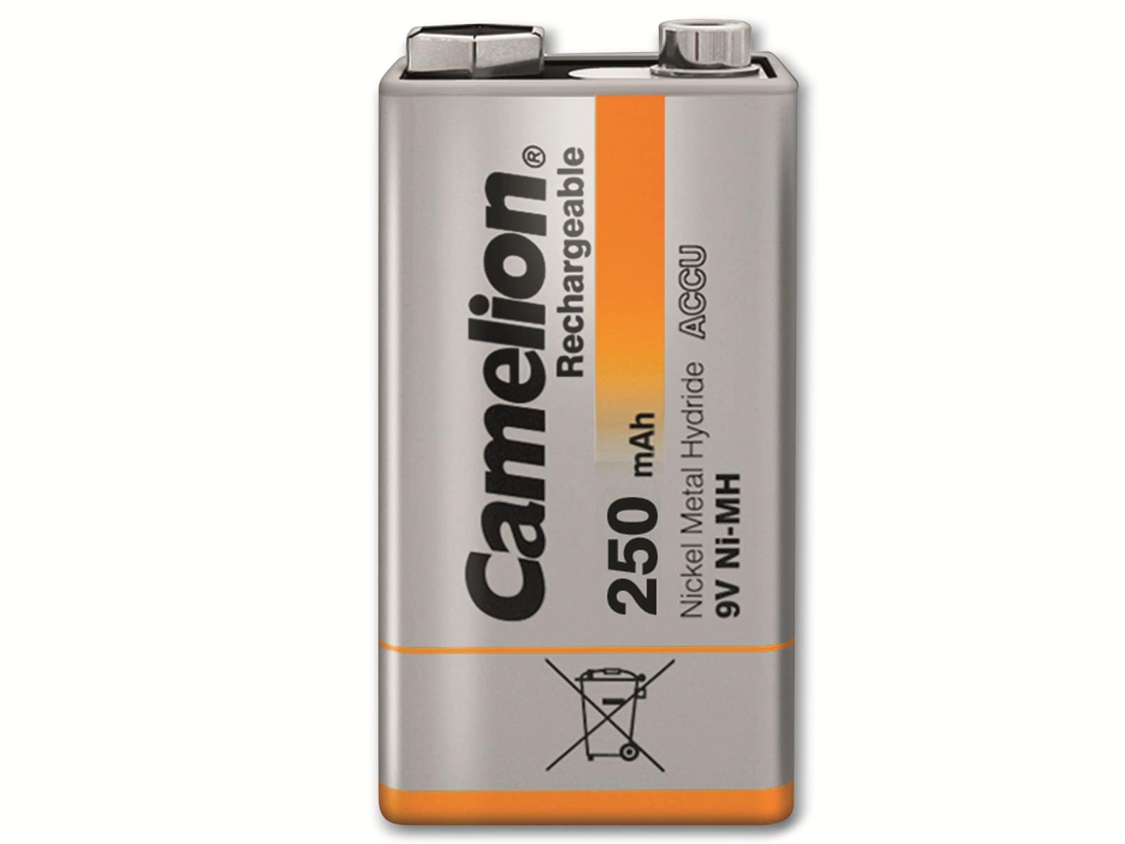 CAMELION NiMH-9V-Blockakku 250mAh