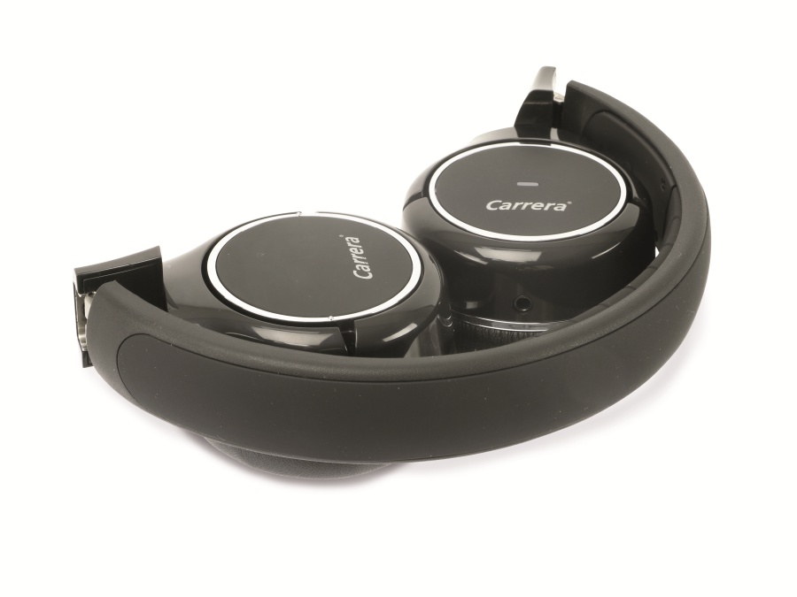 On-Ear Headset CARRERA, Falt-Design, schwarz